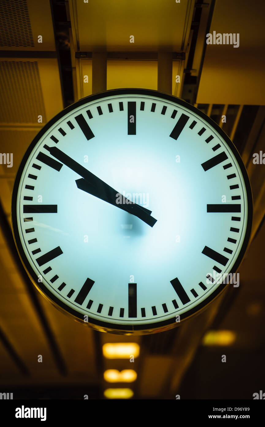 Reloj de la ciudad Foto de stock