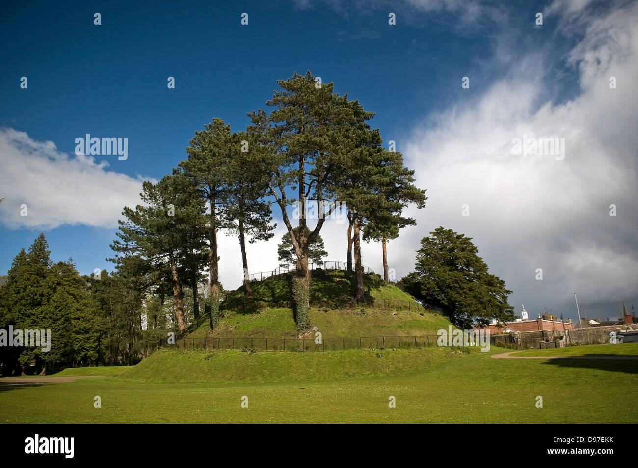 Los jardines del castillo de Antrim, Condado de Antrim, Irlanda del Norte, REINO UNIDO Foto de stock