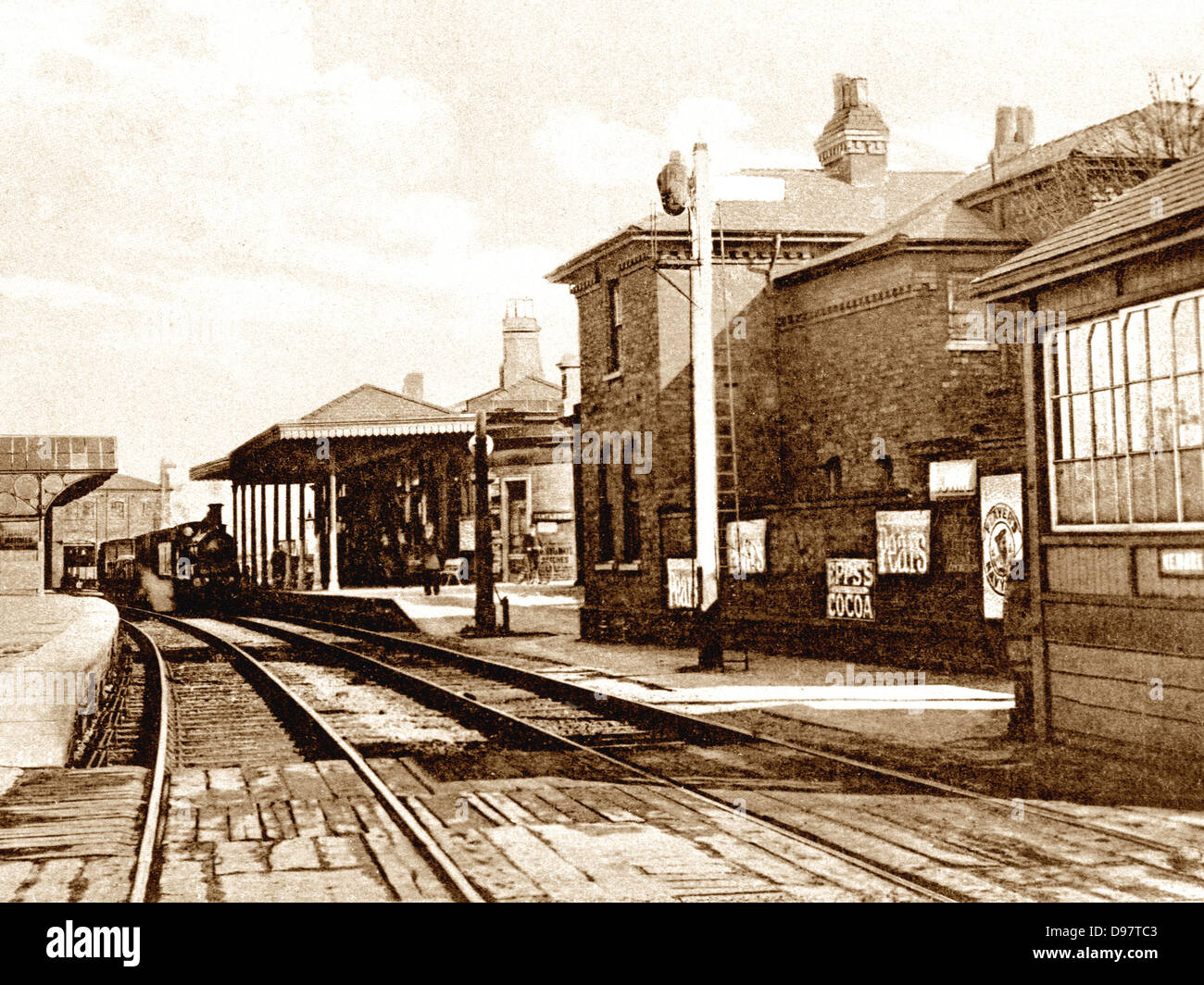 Ferrocarril Midland snowplows basado en Hellifield en liquidar a Carlisle  línea - 1900 Fotografía de stock - Alamy