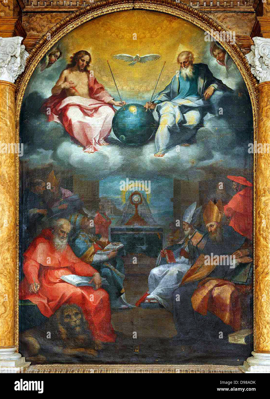 Glorificación de la eucaristía por ventura salimbeni 1600 fotografías e imágenes de alta