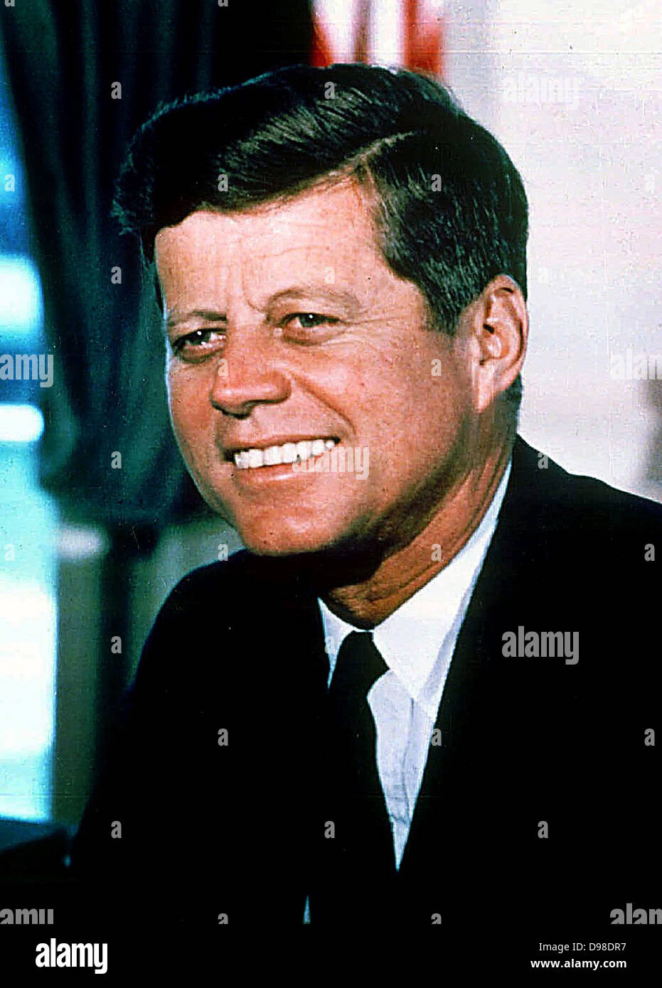 John F Kennedy (1917-1963), 35º Presidente de los Estados Unidos de América (1961-1963). Foto de stock
