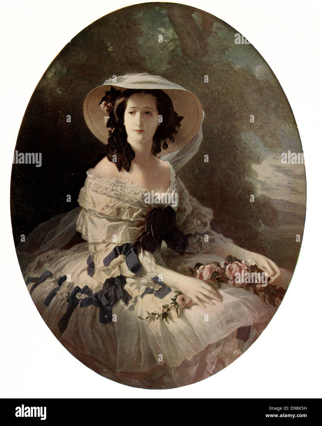 La Emperatriz Eugenia', del siglo XIX, (c1920). Retrato de la