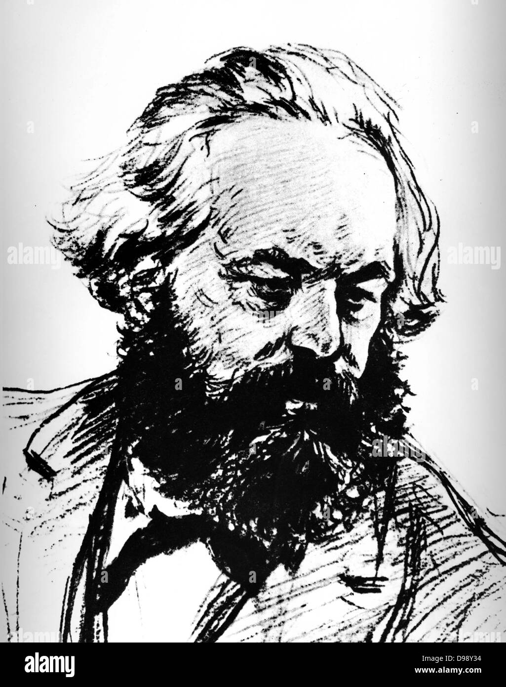 Karl Marx (1818-1883), padre del comunismo moderno. Político alemán,  teórico social y económico Fotografía de stock - Alamy