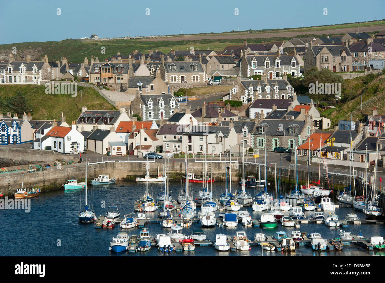 Harbour, Findochty Moray, Escocia, Gran Bretaña, Europa, Puerto , Hafen, Findochty Moray, en Schottland, Grossbritannien, Europa Foto de stock