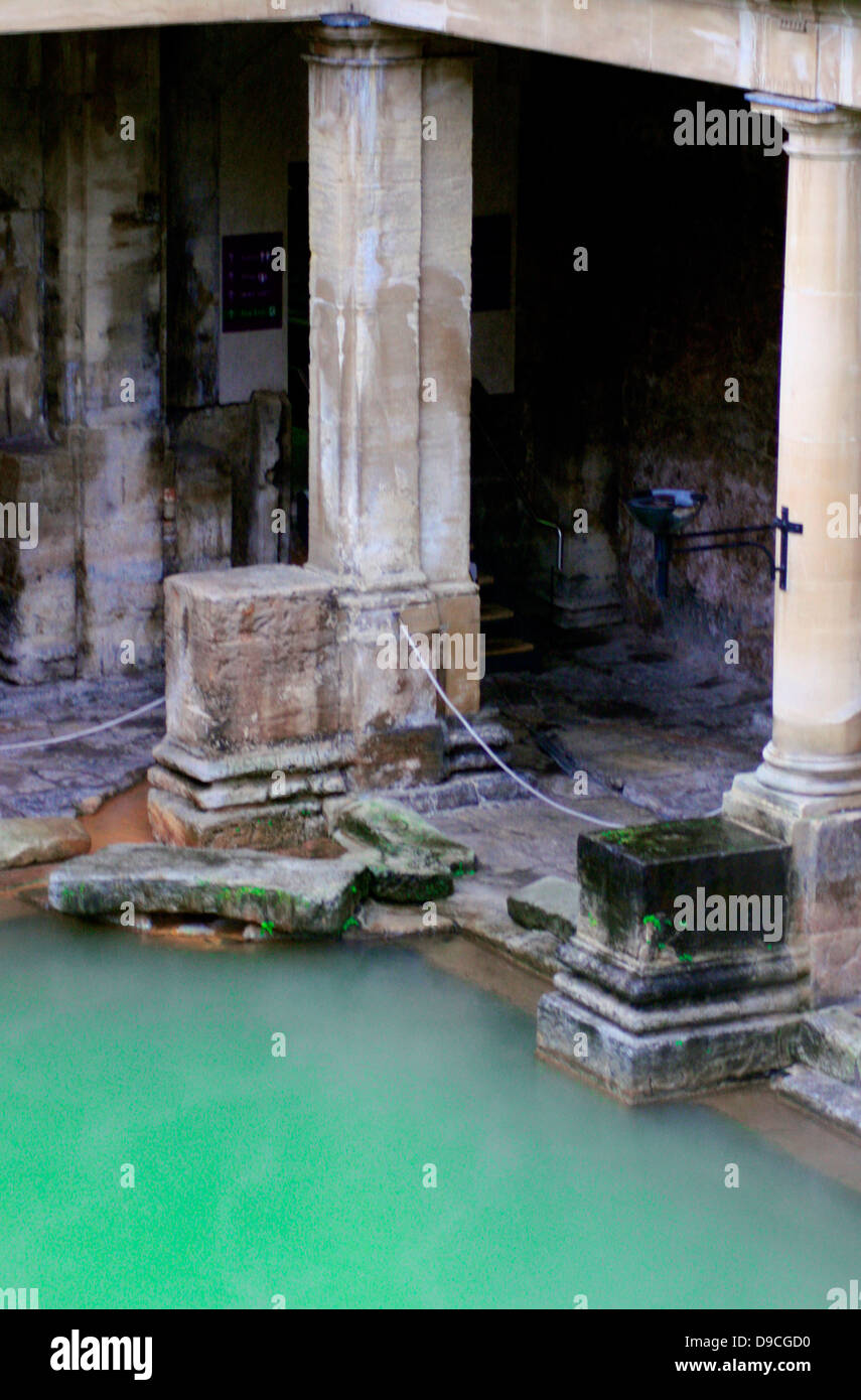 Baños Romanos en Bath, Inglaterra. Los baños romanos complejo es un