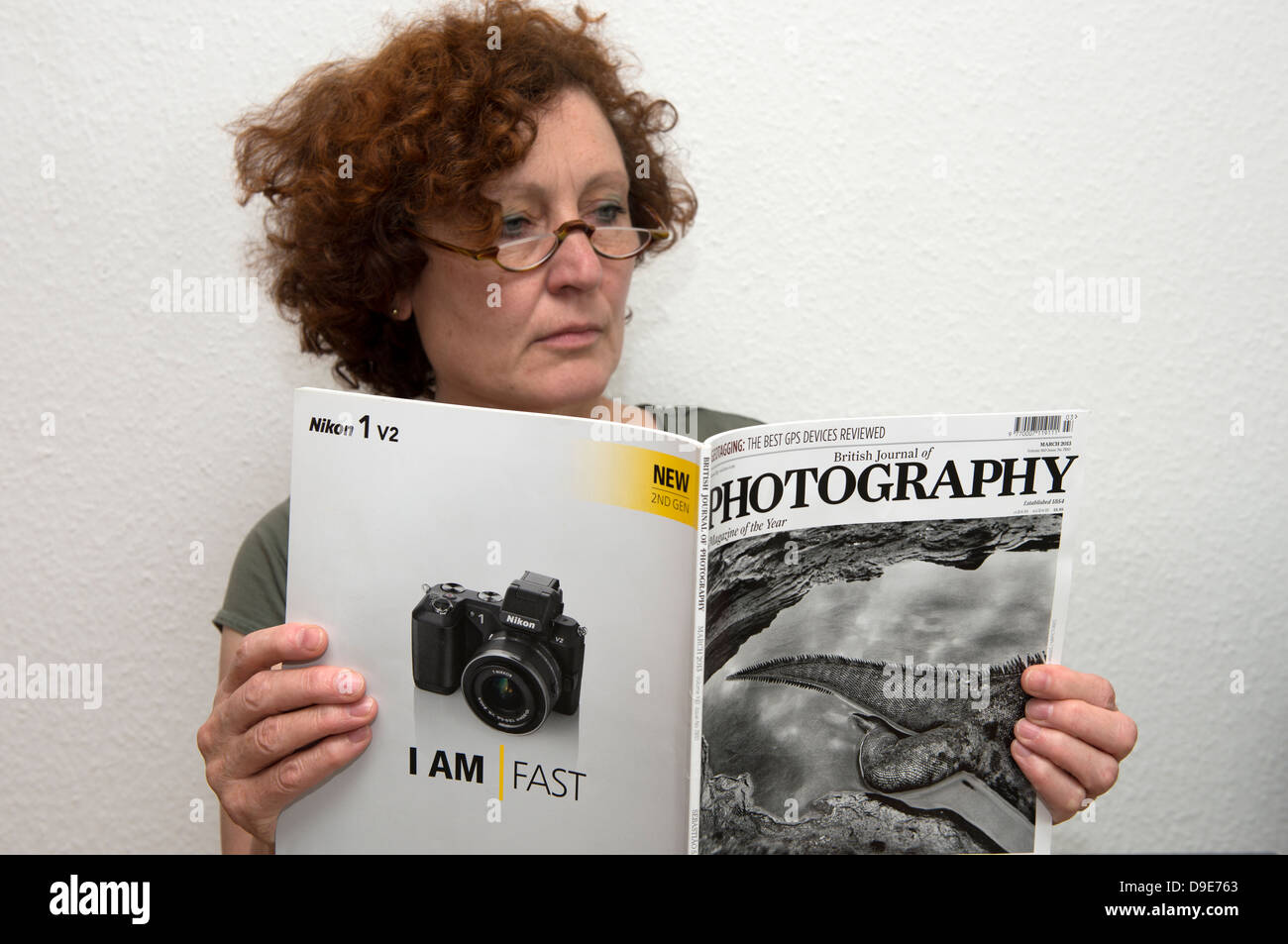 British Journal of Photography magazine Foto de stock