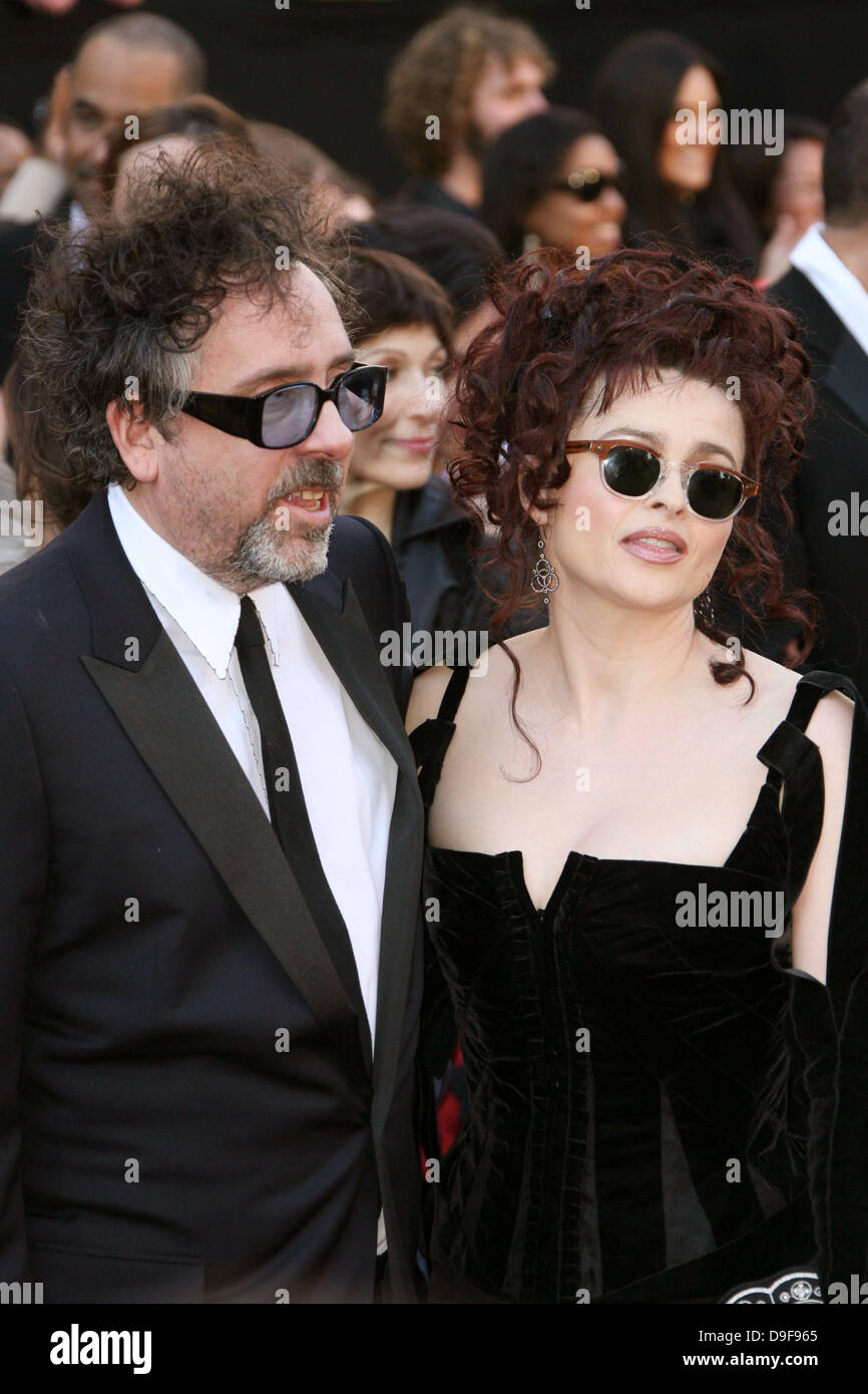 Tim Burton y Helena Bonham Carter 83ª Anual de los Premios de la Academia ( Oscar), celebrada en el Teatro Kodak - Llegadas de Los Angeles, California  - 27.02.11 Fotografía de stock - Alamy