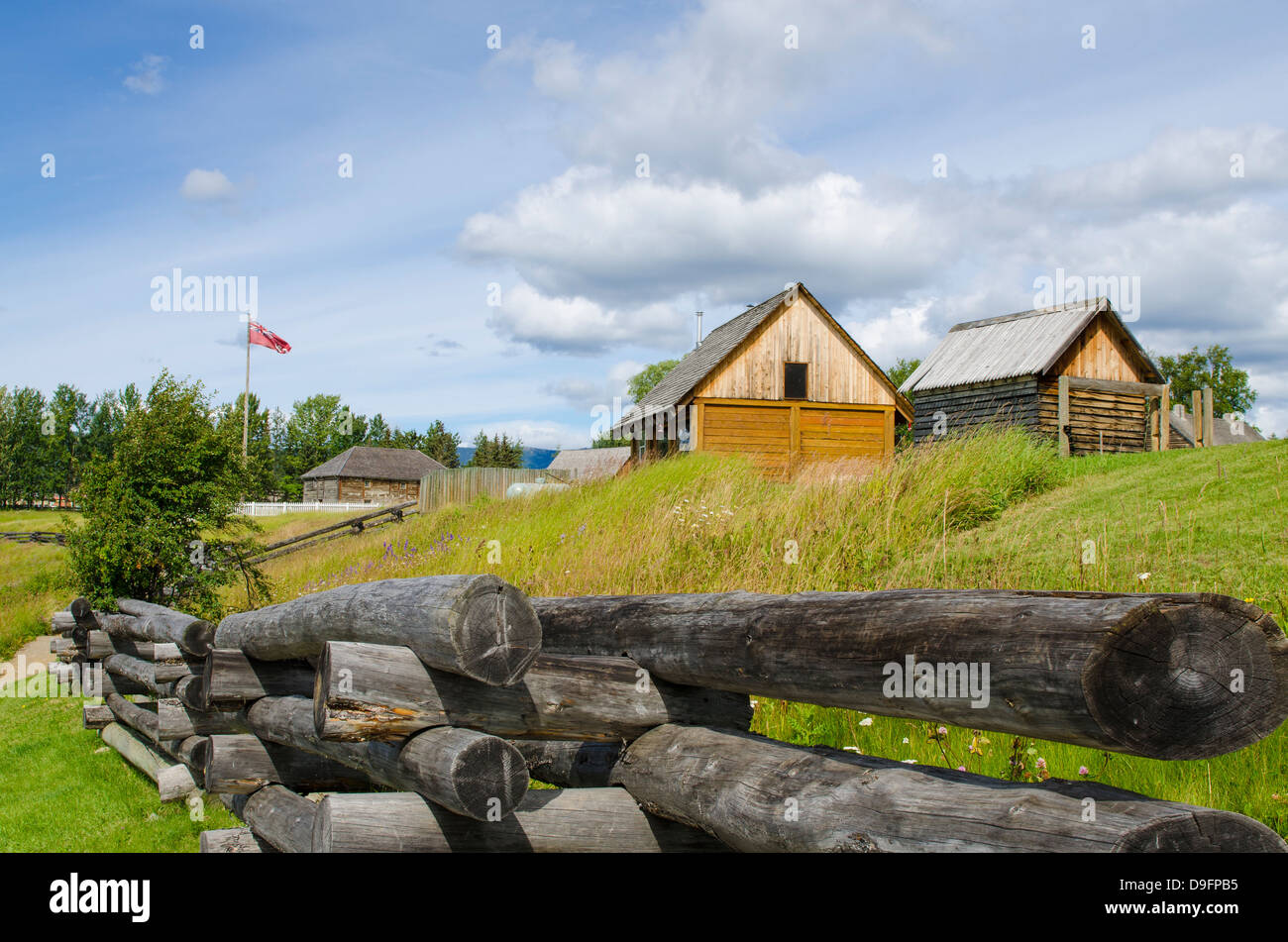 Fort Saint James National Historic Site, British Columbia, Canadá Foto de stock