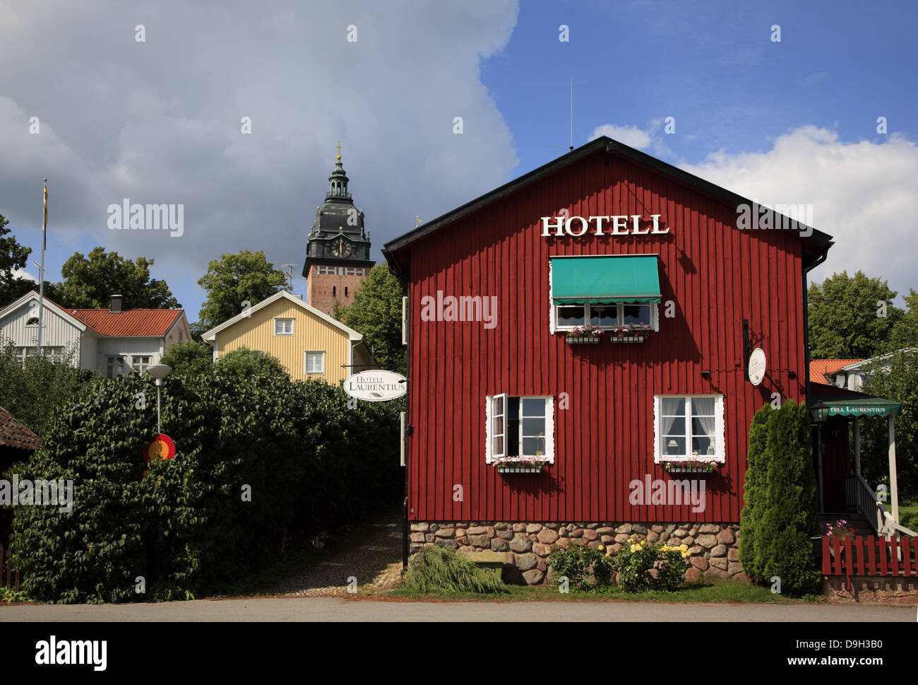 Hotel en Straengnaes cerca de Estocolmo, Suecia, Escandinavia Foto de stock