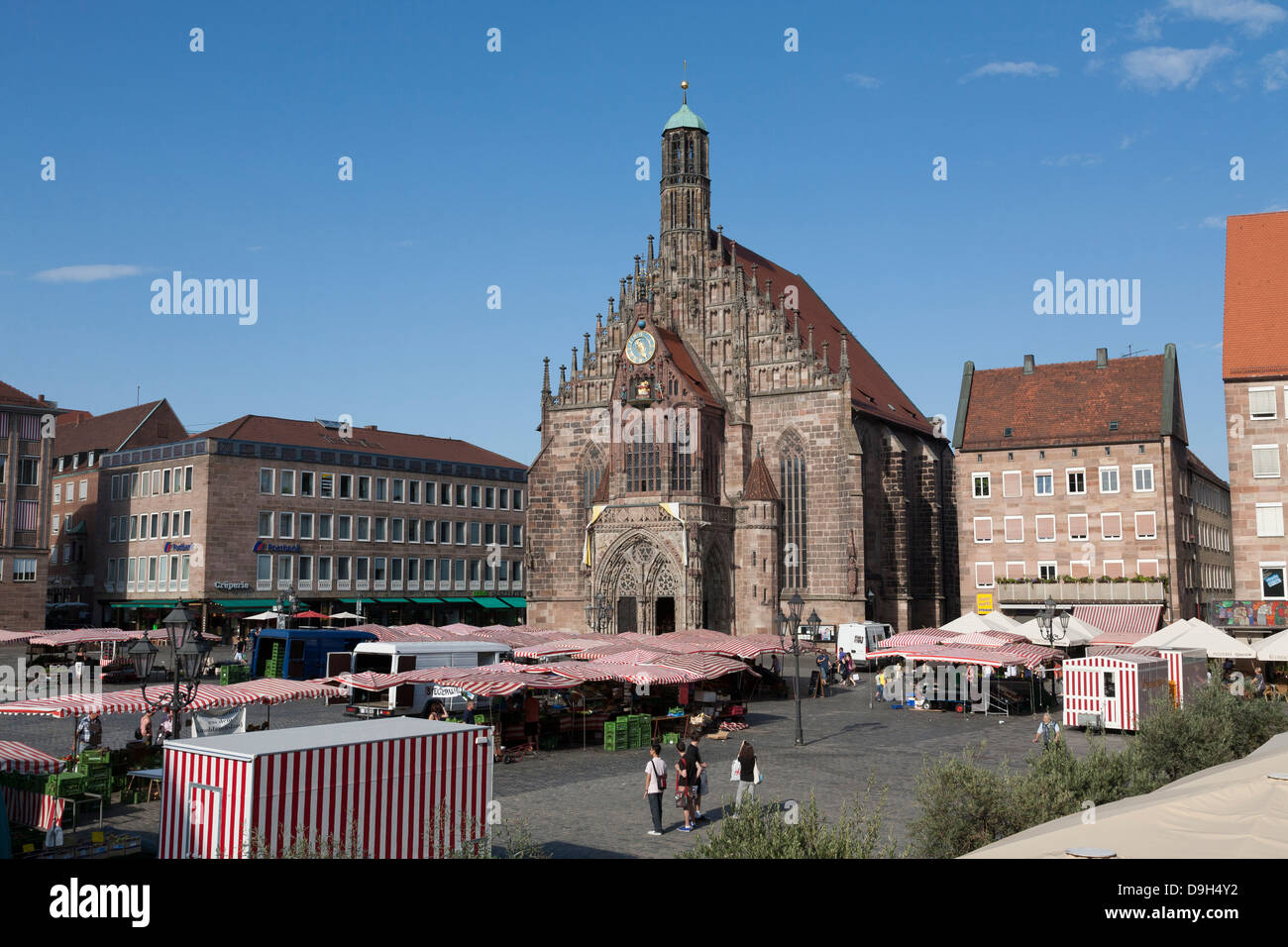 Frauenkirche, Nuremberg, Alemania Foto de stock