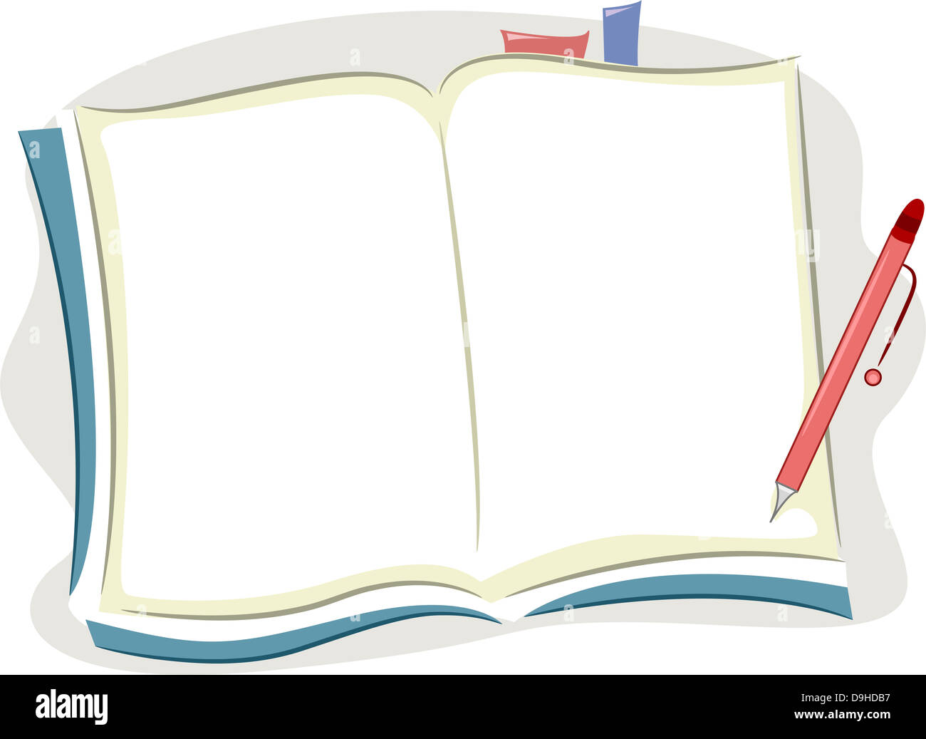 https://c8.alamy.com/compes/d9hdb7/ilustracion-de-fondo-de-un-cuaderno-abierto-en-blanco-con-marcadores-y-un-lapiz-d9hdb7.jpg