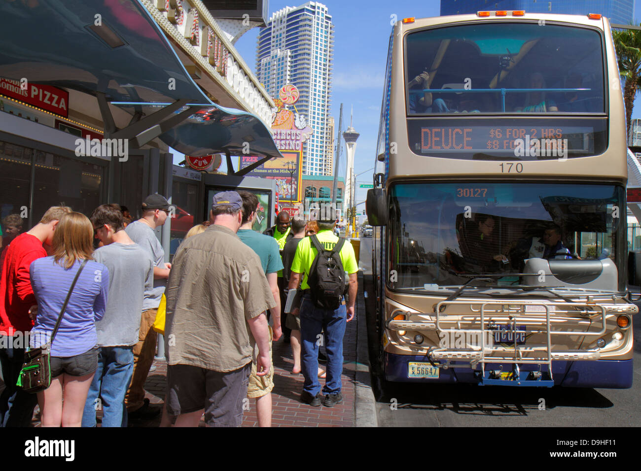 Las Vegas Nevada, The Strip, South Las Vegas Boulevard, The Deuce