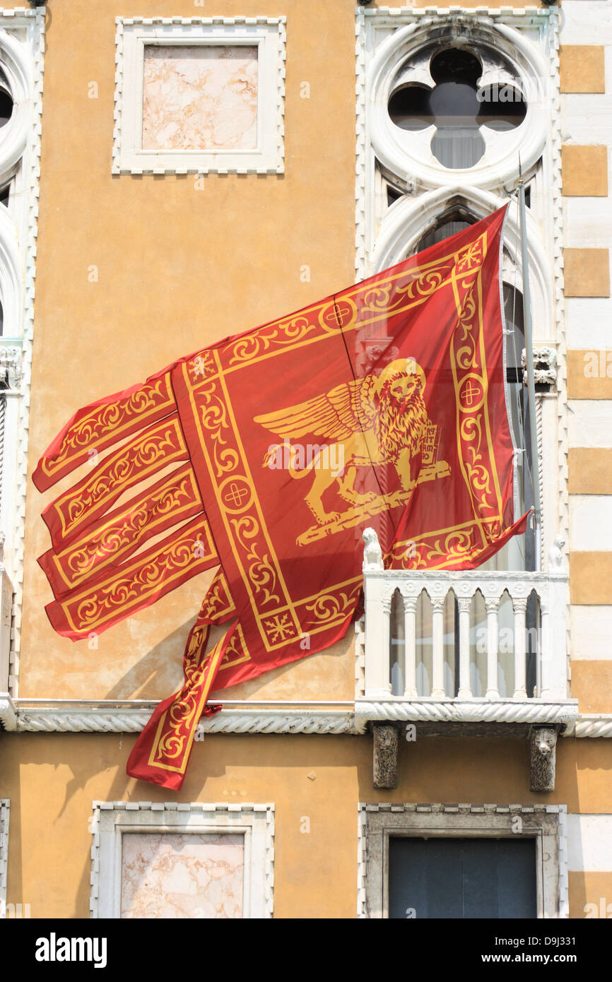 Bandera veneciana Foto de stock
