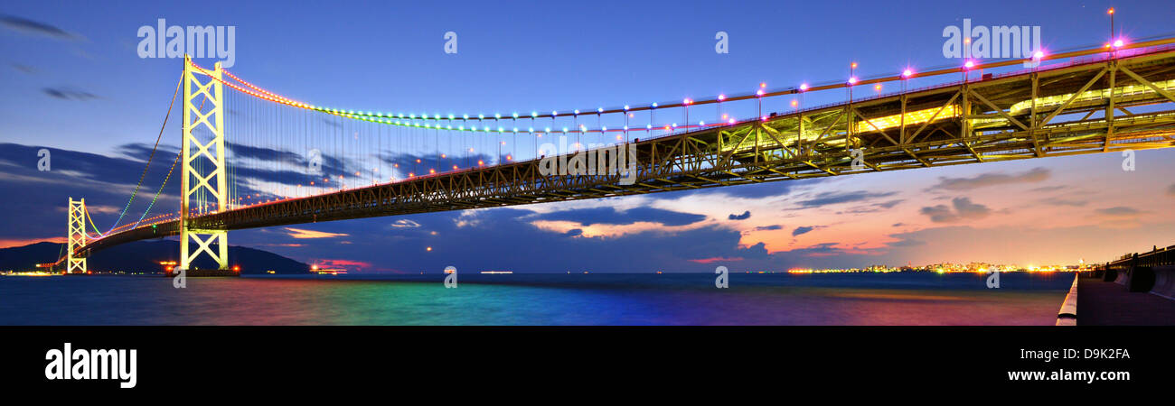 Puente de la perla en Kobe, Japón. Foto de stock