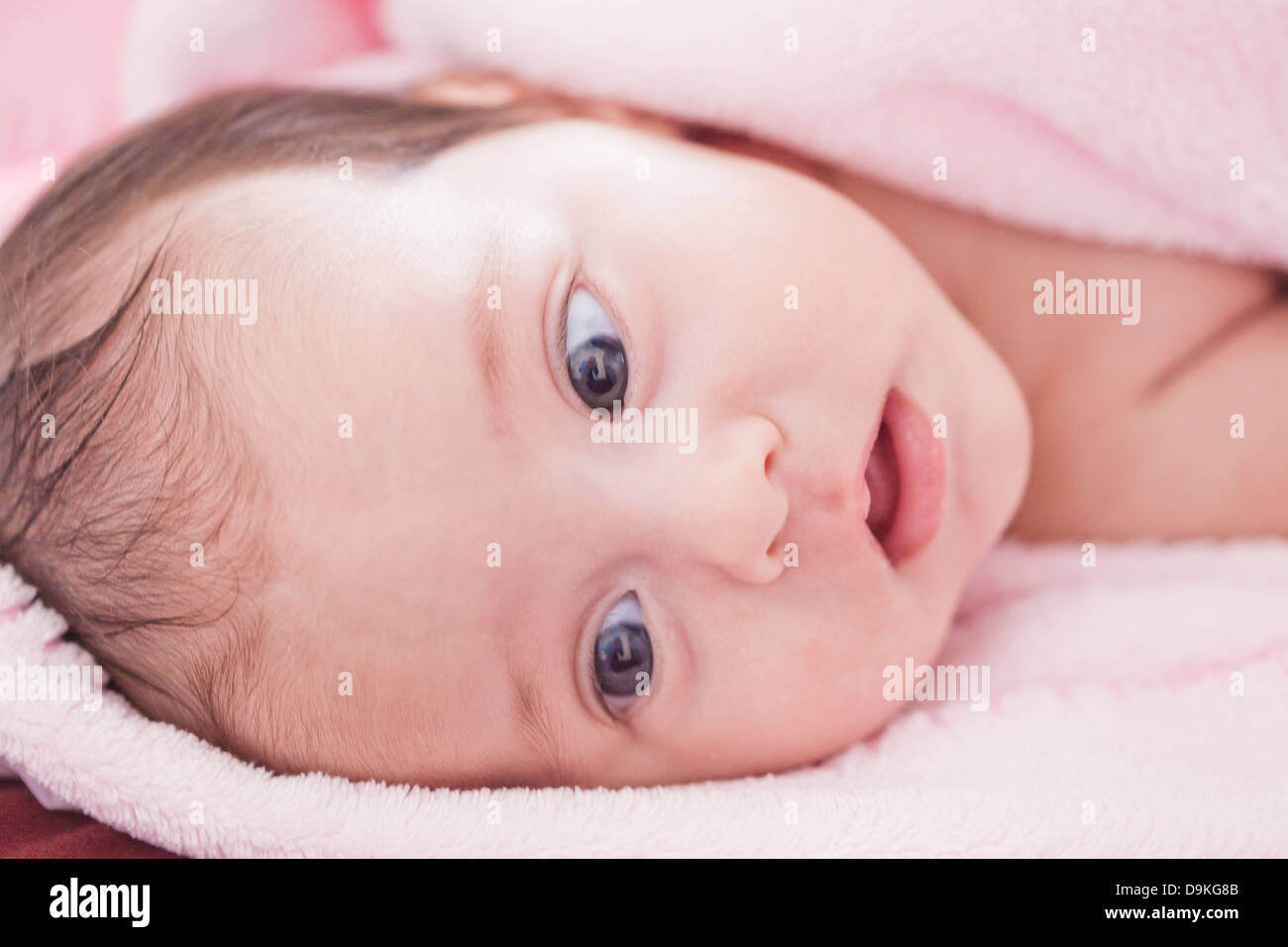 Retrato del recién nacido Foto de stock