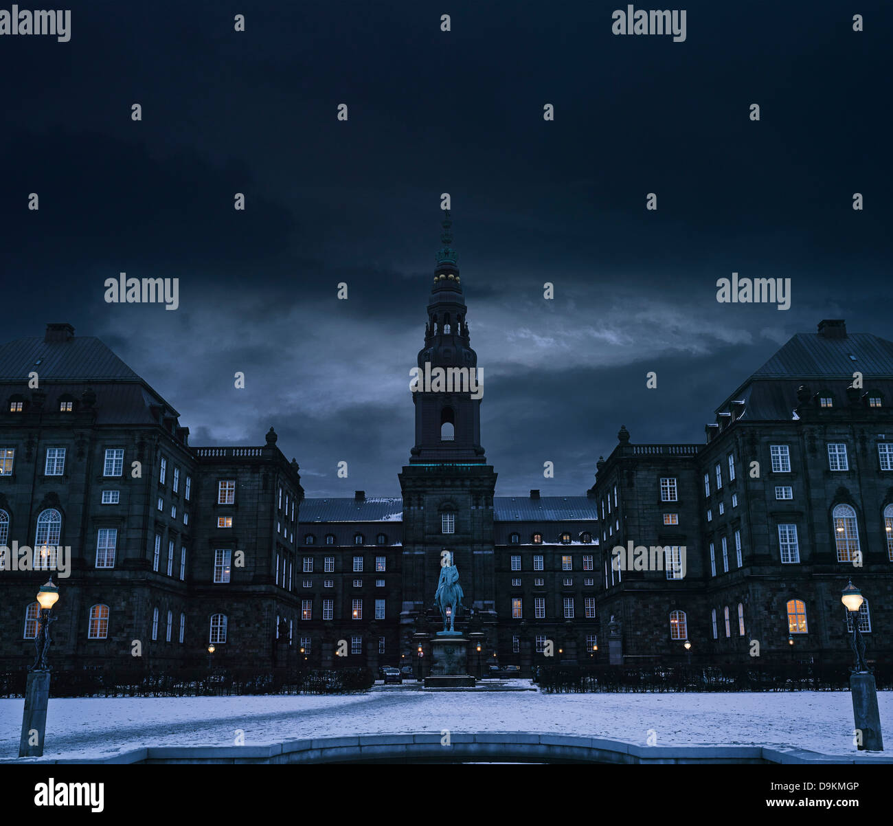 Christiansborg Palace, Copenhague, Dinamarca, Europa Foto de stock
