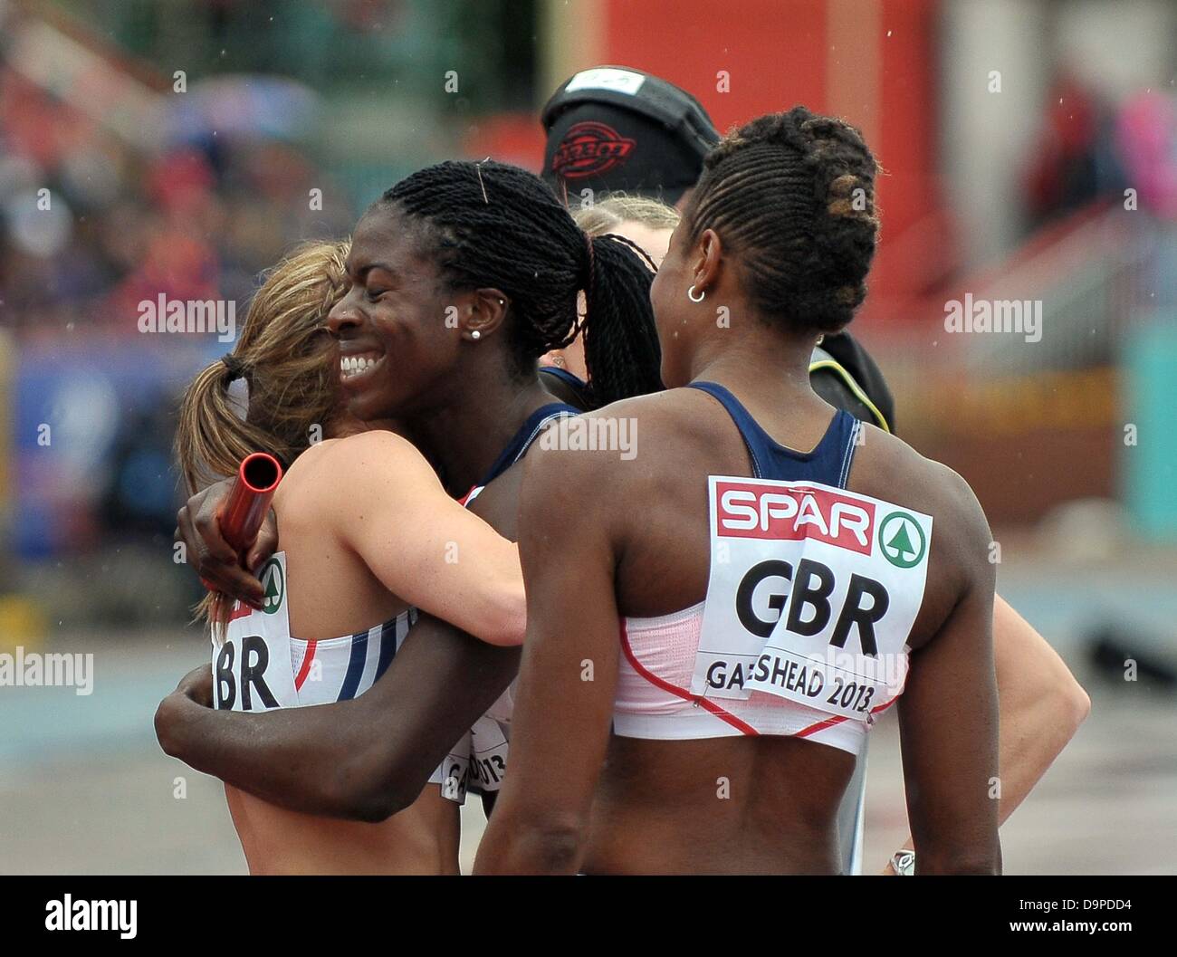 Shana Cox en las mujeres 400m durante el Campeonato Británico de