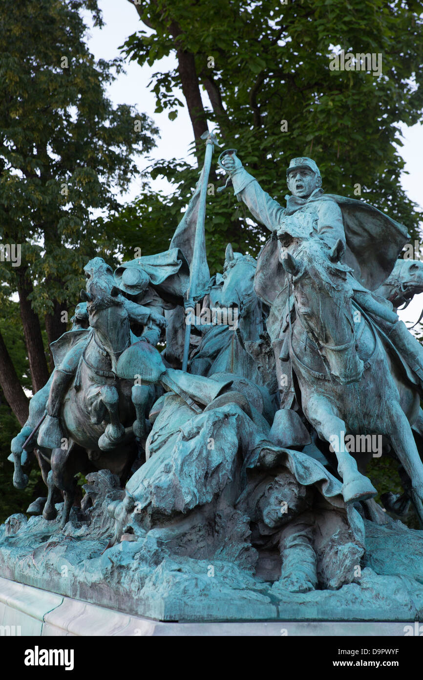 Ulysses S Grant Memorial, Washington, DC, EE.UU. Foto de stock