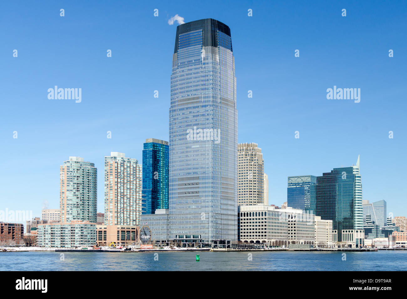 30 Hudson Street, también conocida como Torre de Goldman Sachs en Jersey City, Nueva Jersey Foto de stock