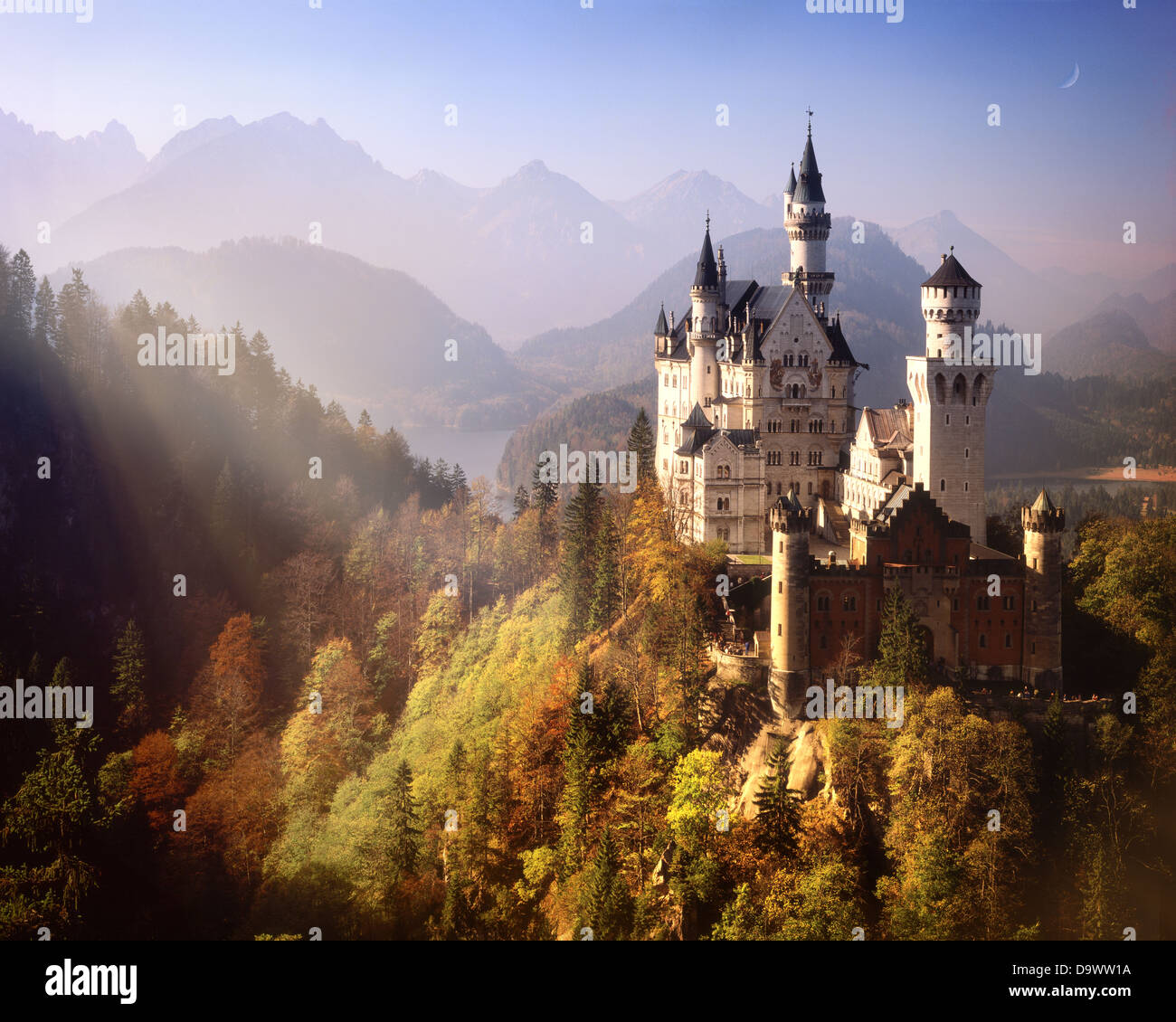 DE - Baviera: el castillo de Neuschwanstein Foto de stock