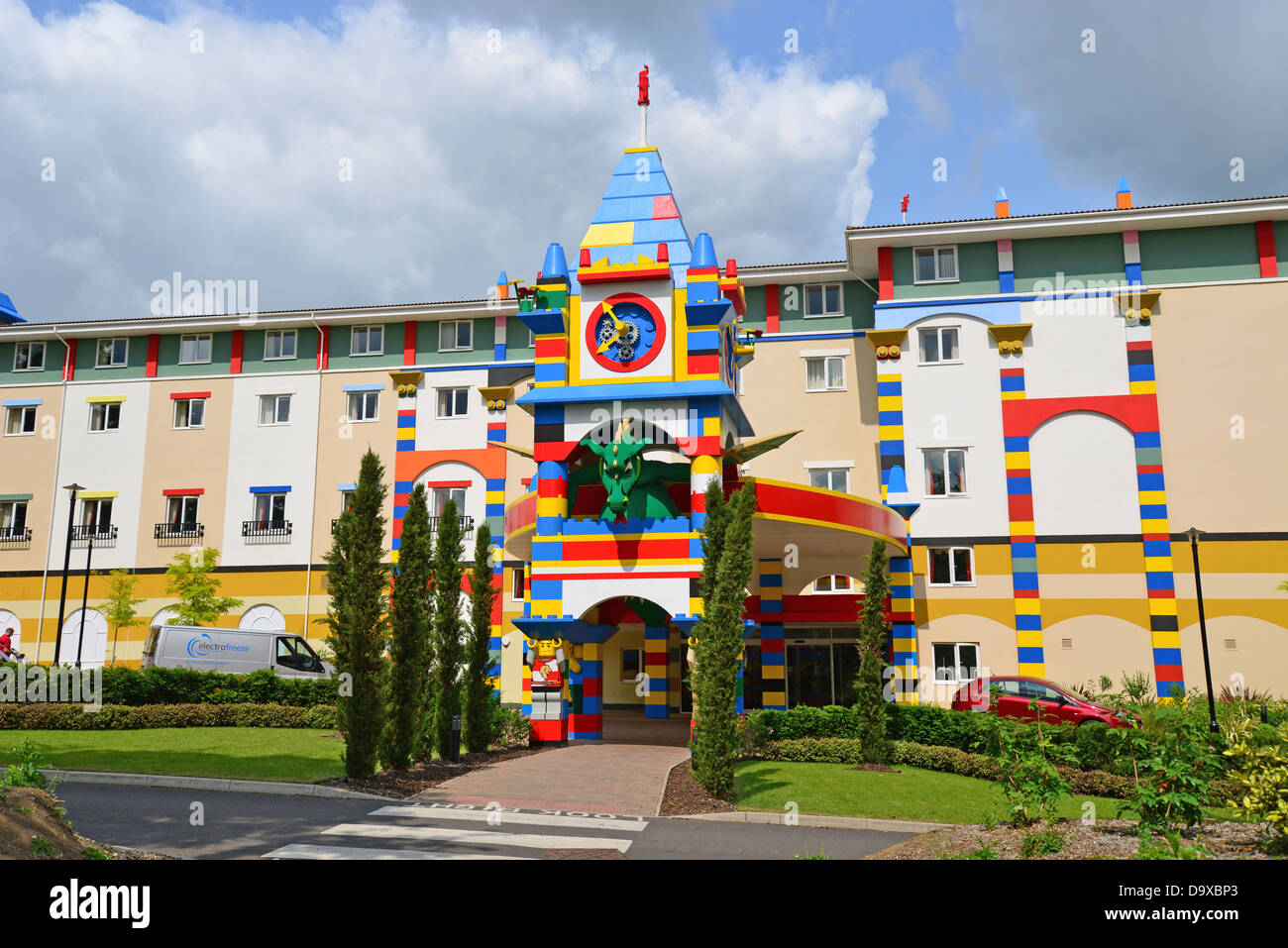 Entrada al Resort Hotel Resort en Legoland Windsor, Windsor, Berkshire,  Inglaterra, Reino Unido Fotografía de stock - Alamy