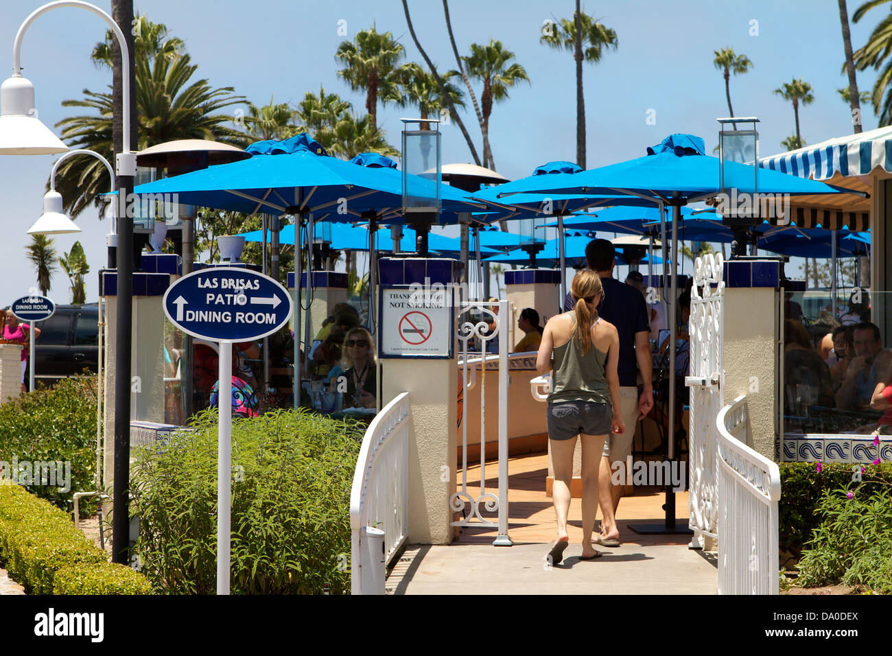 El famoso Restaurant Las Brisas patio comedor en Laguna Beach, California  Fotografía de stock - Alamy