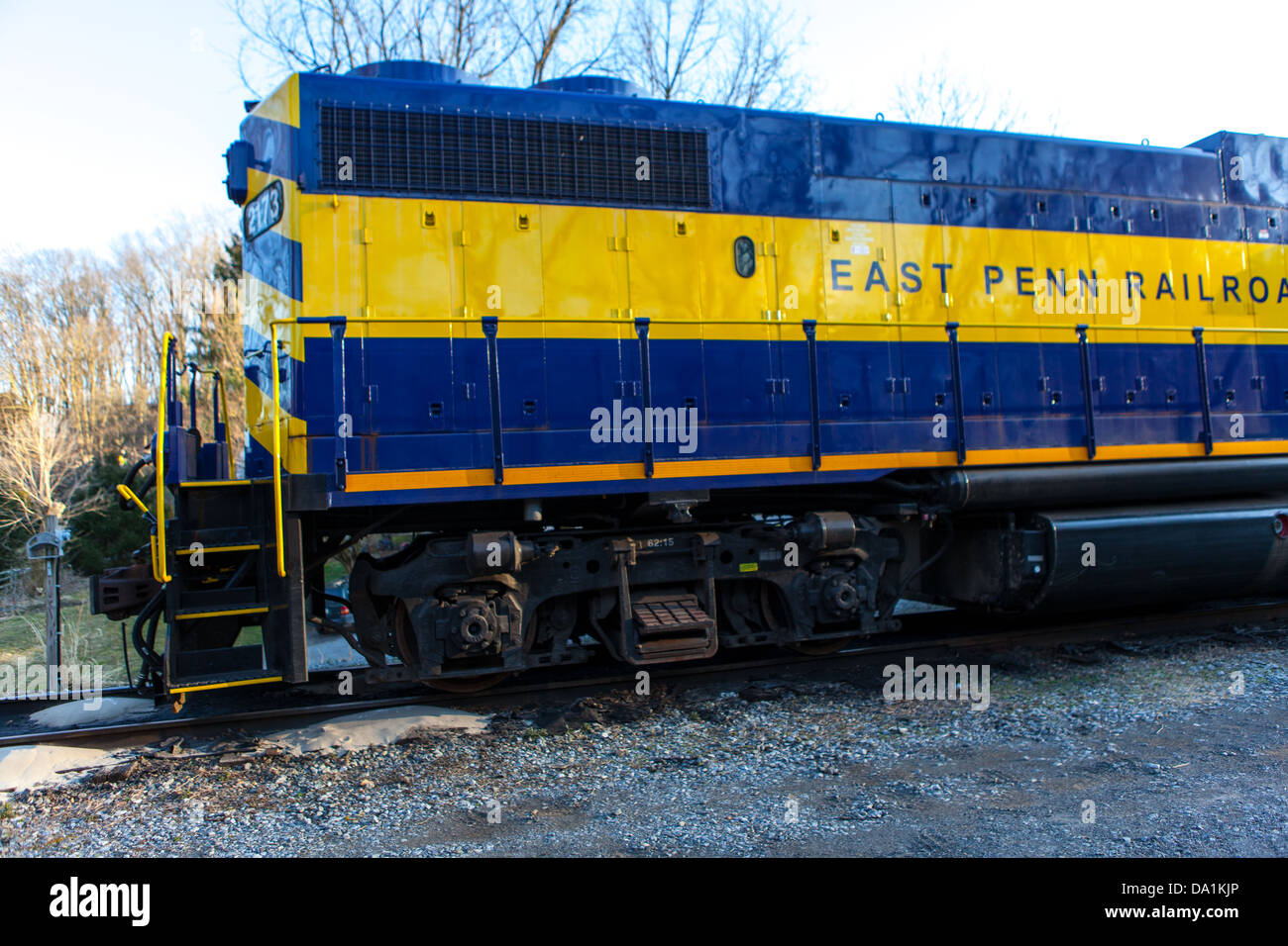 Una East Penn locomotora de ferrocarril. Foto de stock