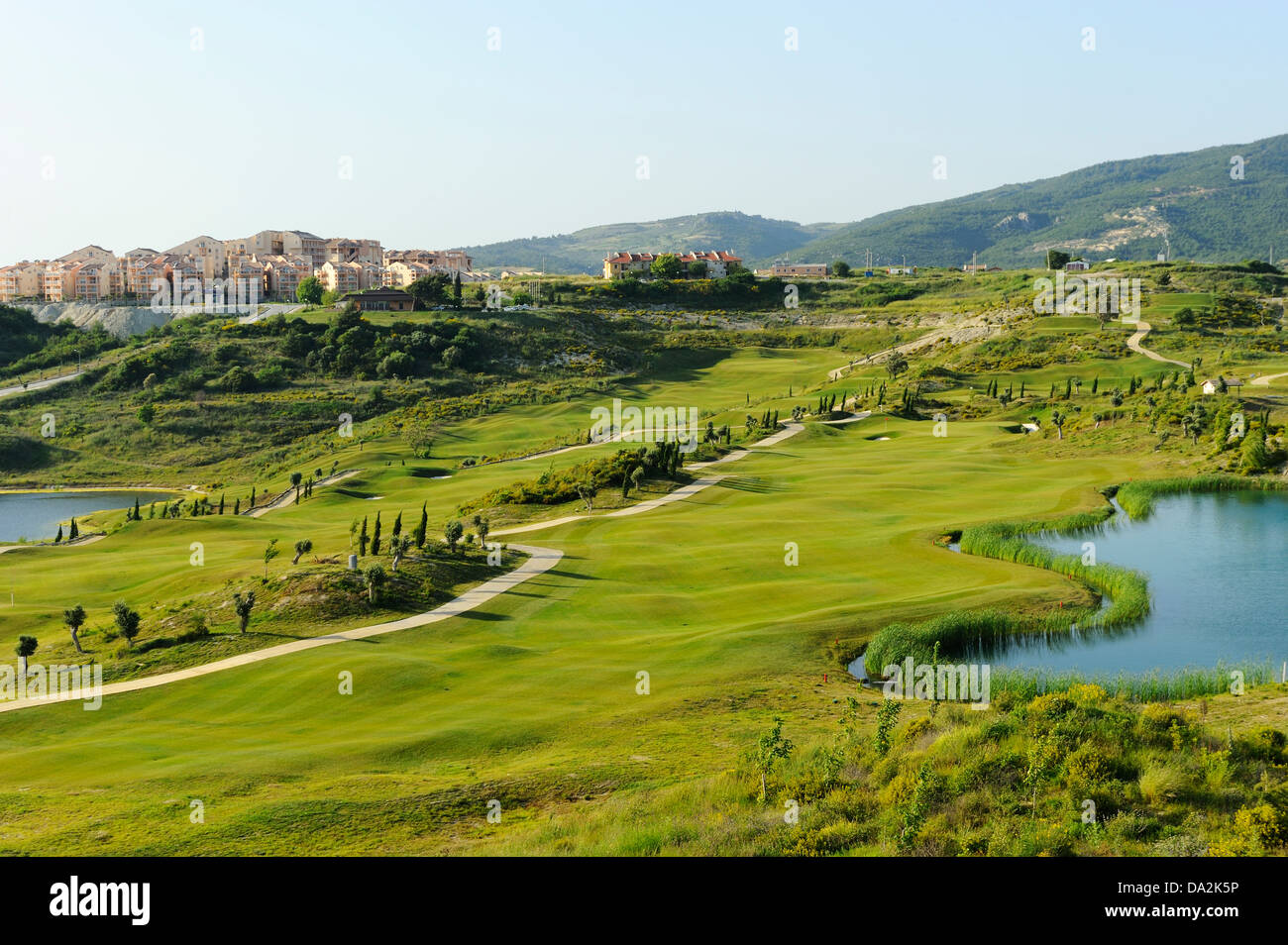 Kusadasi Golf Club, Costa del Mar Egeo, Turquía Foto de stock