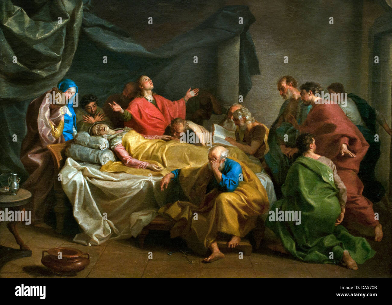 La Mort de la Vierge La muerte de la Virgen 1768 Laurent Pecheux 1729