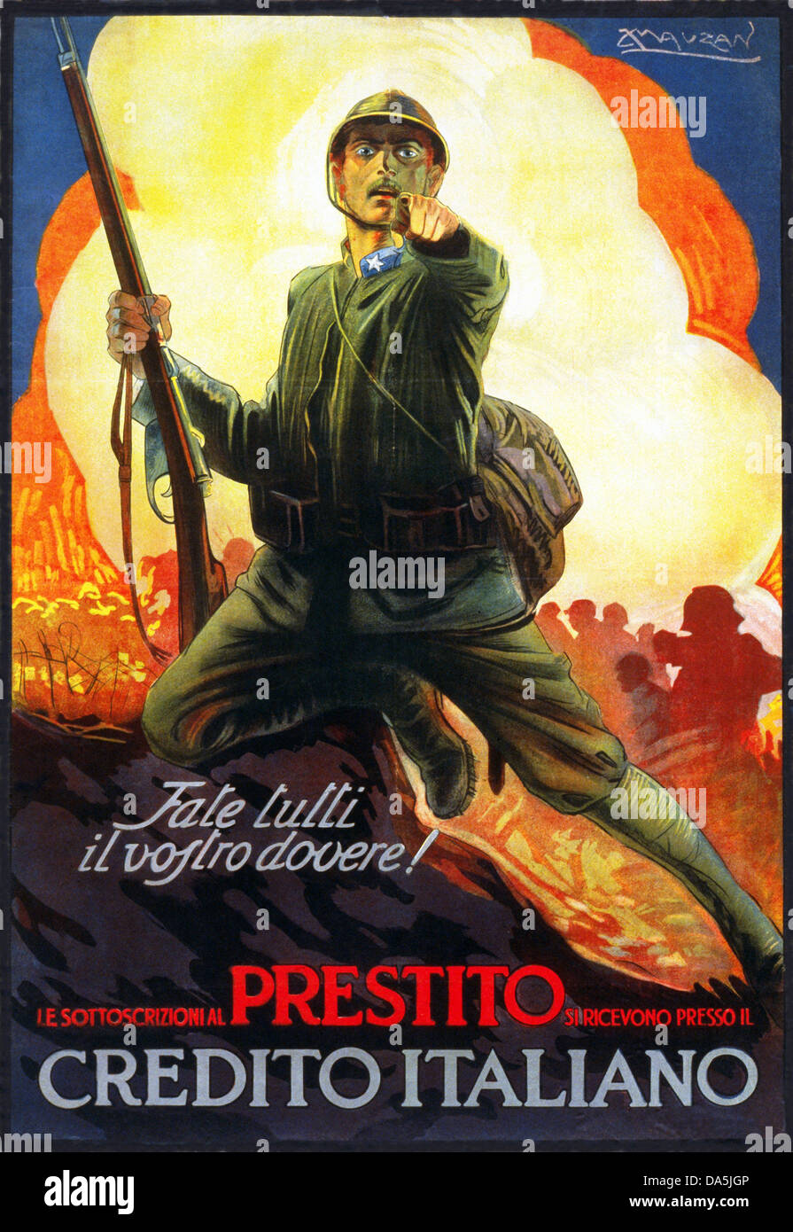 Cartel de propaganda italiana fotografías e imágenes de alta resolución -  Alamy