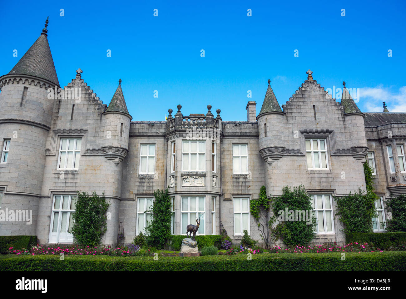 Europa Gran Bretaña, Escocia, aberdeenshire, el castillo de Balmoral, residencia de verano de la familia real británica. Foto de stock
