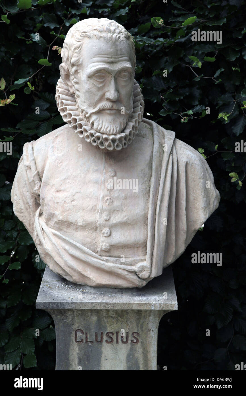 Carolus Clusius (Arras.1526 - Leiden.1609).médico y botánico flamenco pionero. Foto de stock