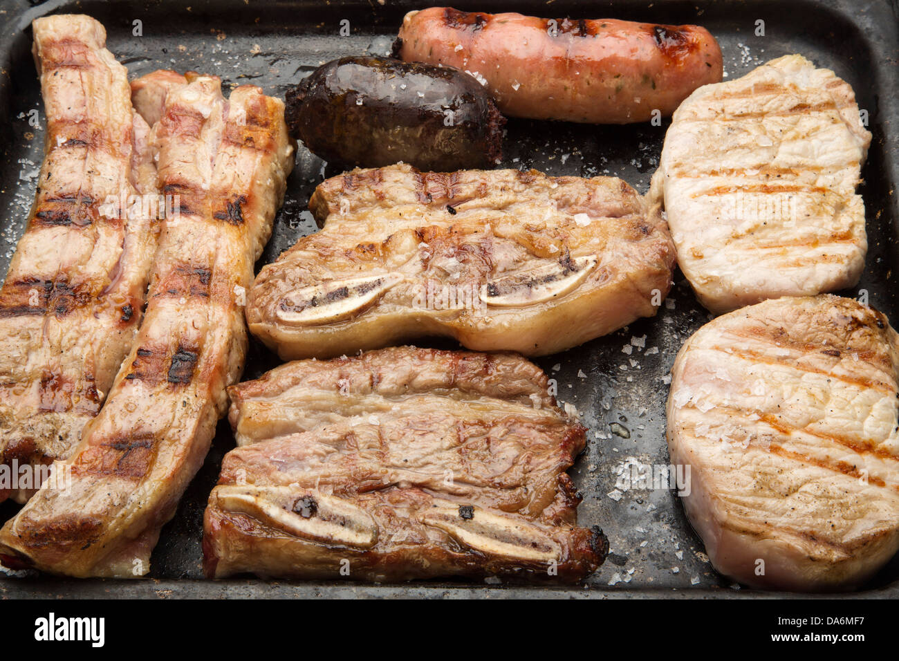 Barbacoa de carne Fotografía de stock - Alamy