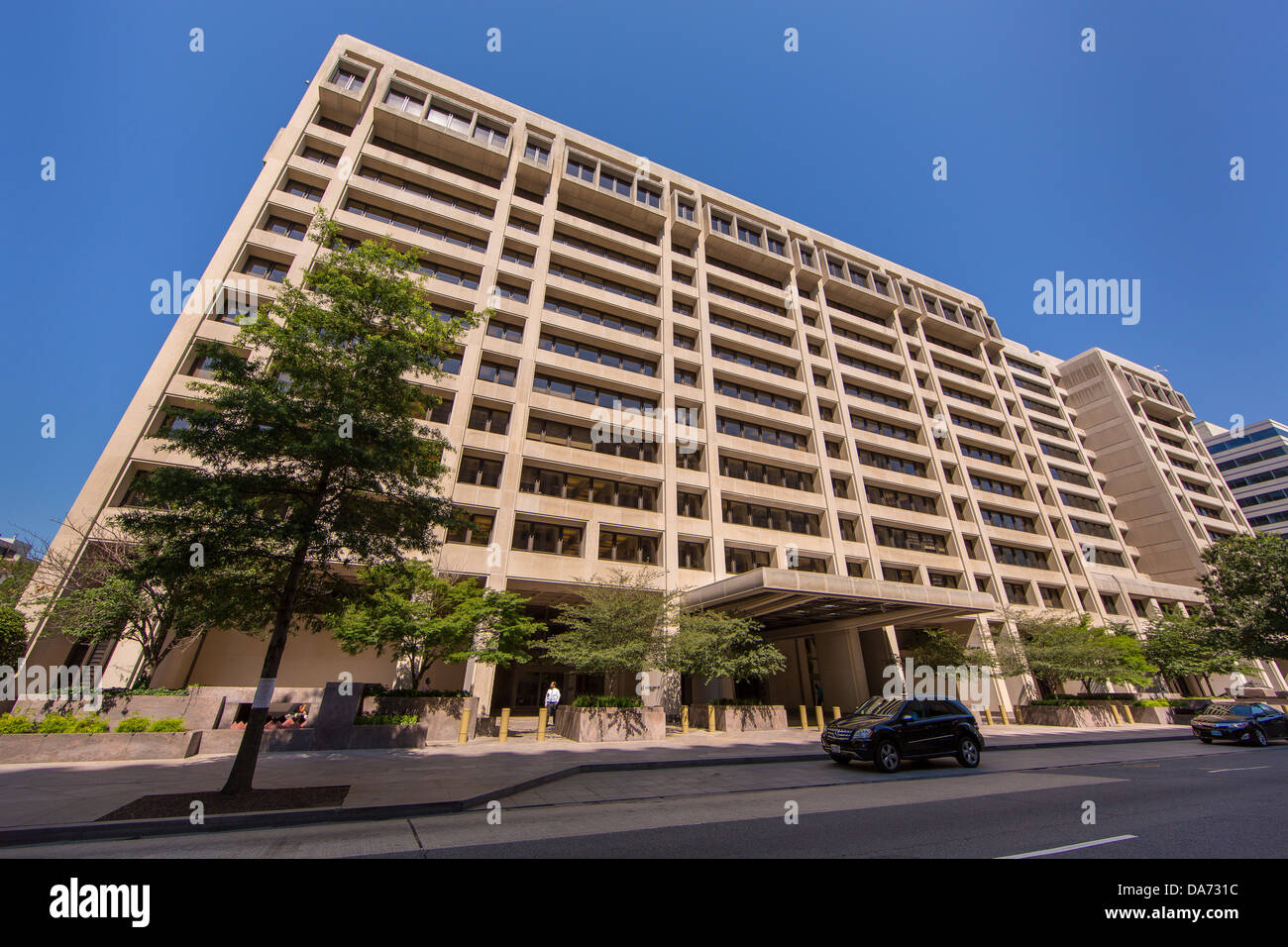 WASHINGTON, DC, Estados Unidos - Fondo Monetario Internacional building, también conocido como el FMI. Foto de stock