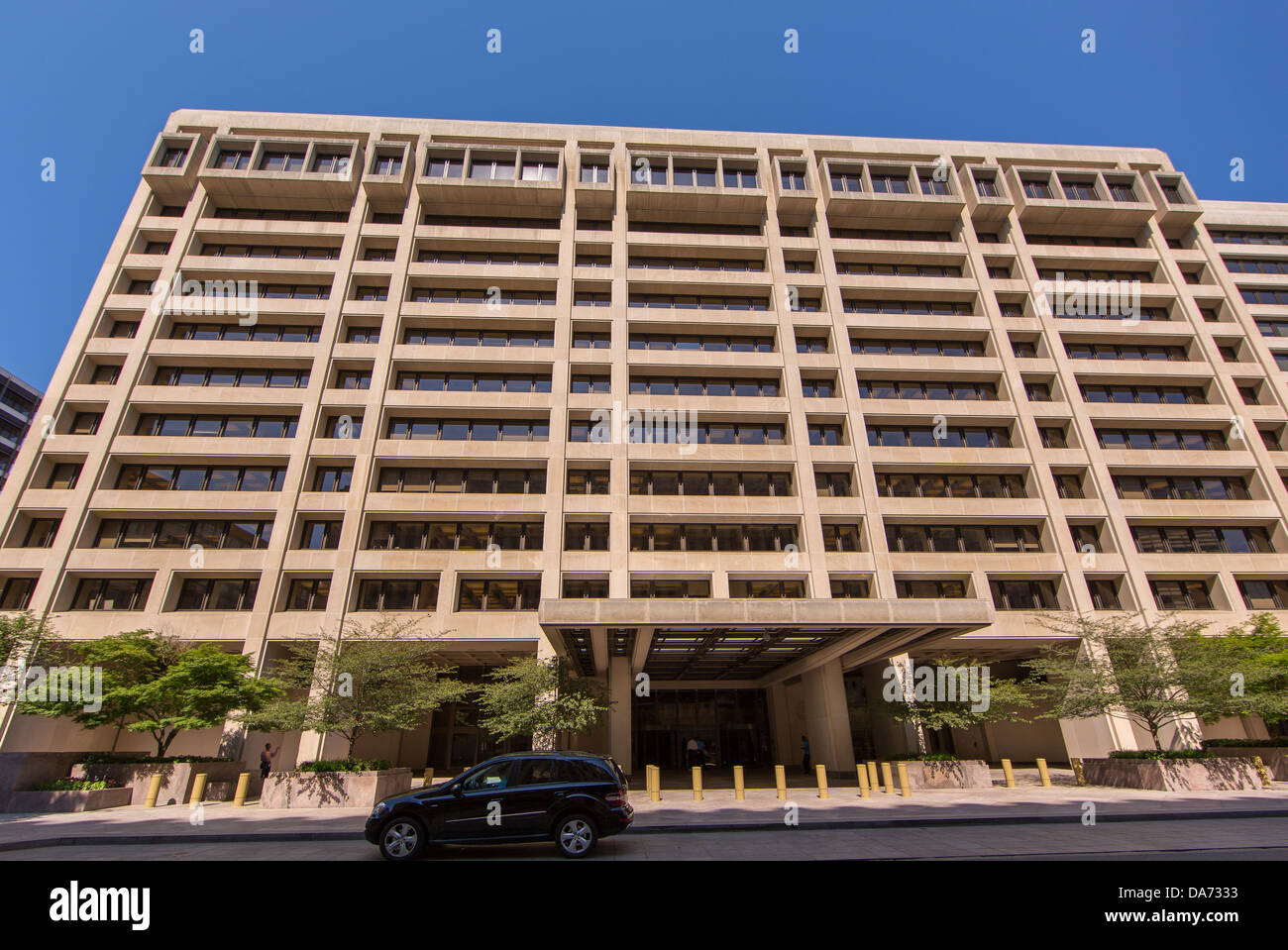 WASHINGTON, DC, Estados Unidos - Fondo Monetario Internacional building, también conocido como el FMI. Foto de stock