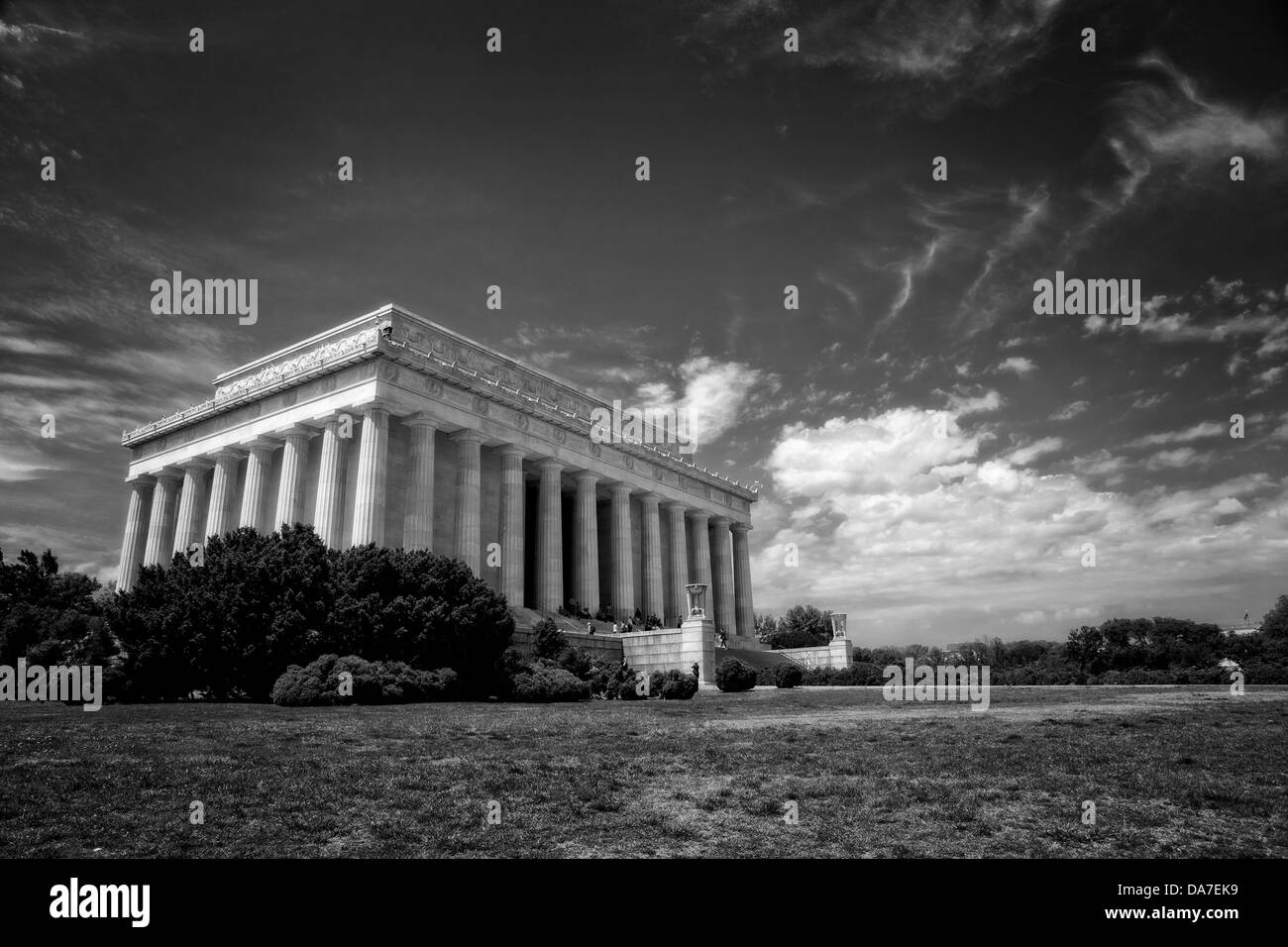 El Lincoln Memorial en el National Mall, en Washington D.C. Foto de stock