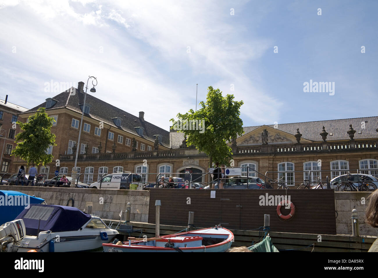Prince's Mansion mansión de estilo rococó situado en Frederiksholms Kanal Copenhague Dinamarca alberga el Museo Nacional de Dinamarca. Foto de stock