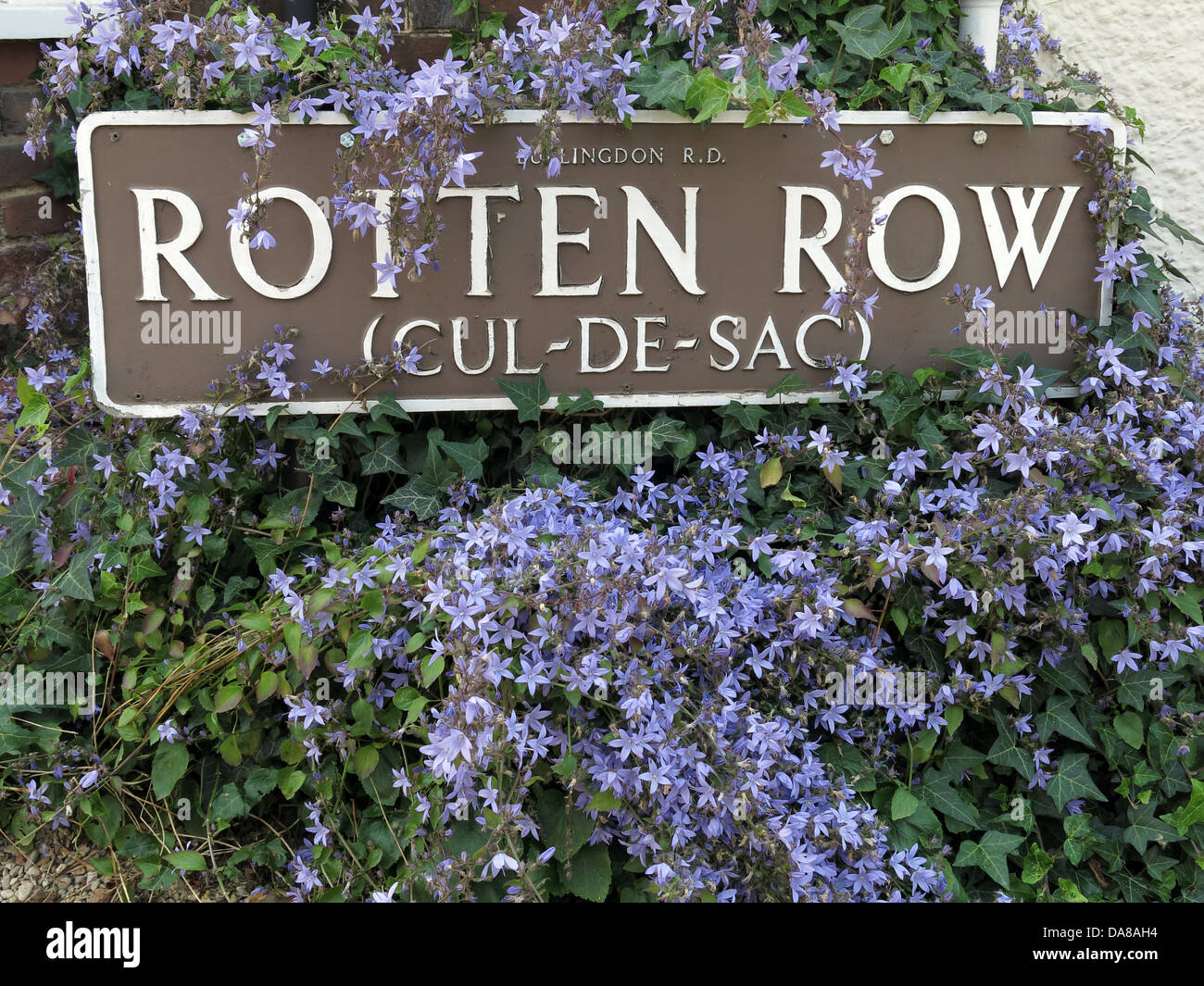 RottenRow - Rotten Row una calle en Dorchester-on-Thames , bueyes , Inglaterra , Reino Unido OX11 Foto de stock