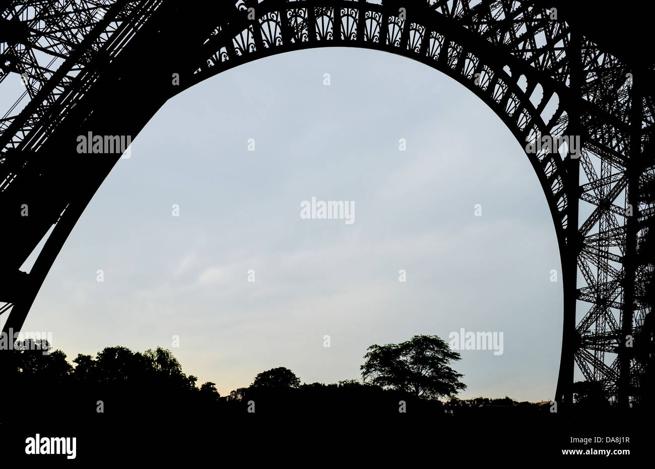 Torre Eiffel, Paris, Francia Foto de stock