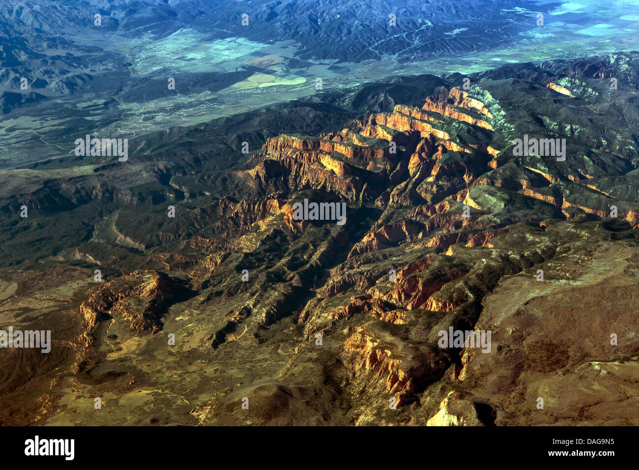 Paisaje de montaña, en el sudoeste de Utah, EE.UU. Foto de stock