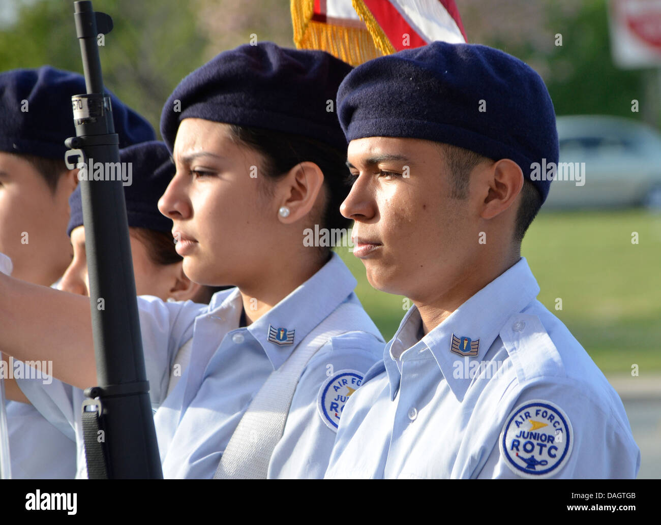 Air Force ROTC Adolescentes Foto de stock