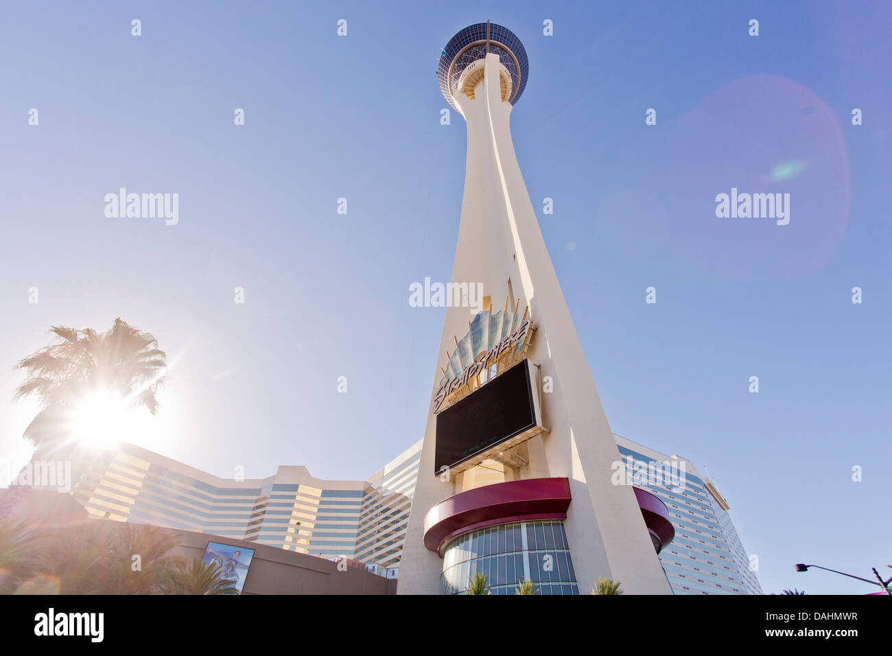 Torre Stratosphere, Las Vegas, Nevada, EE.UU. Foto de stock