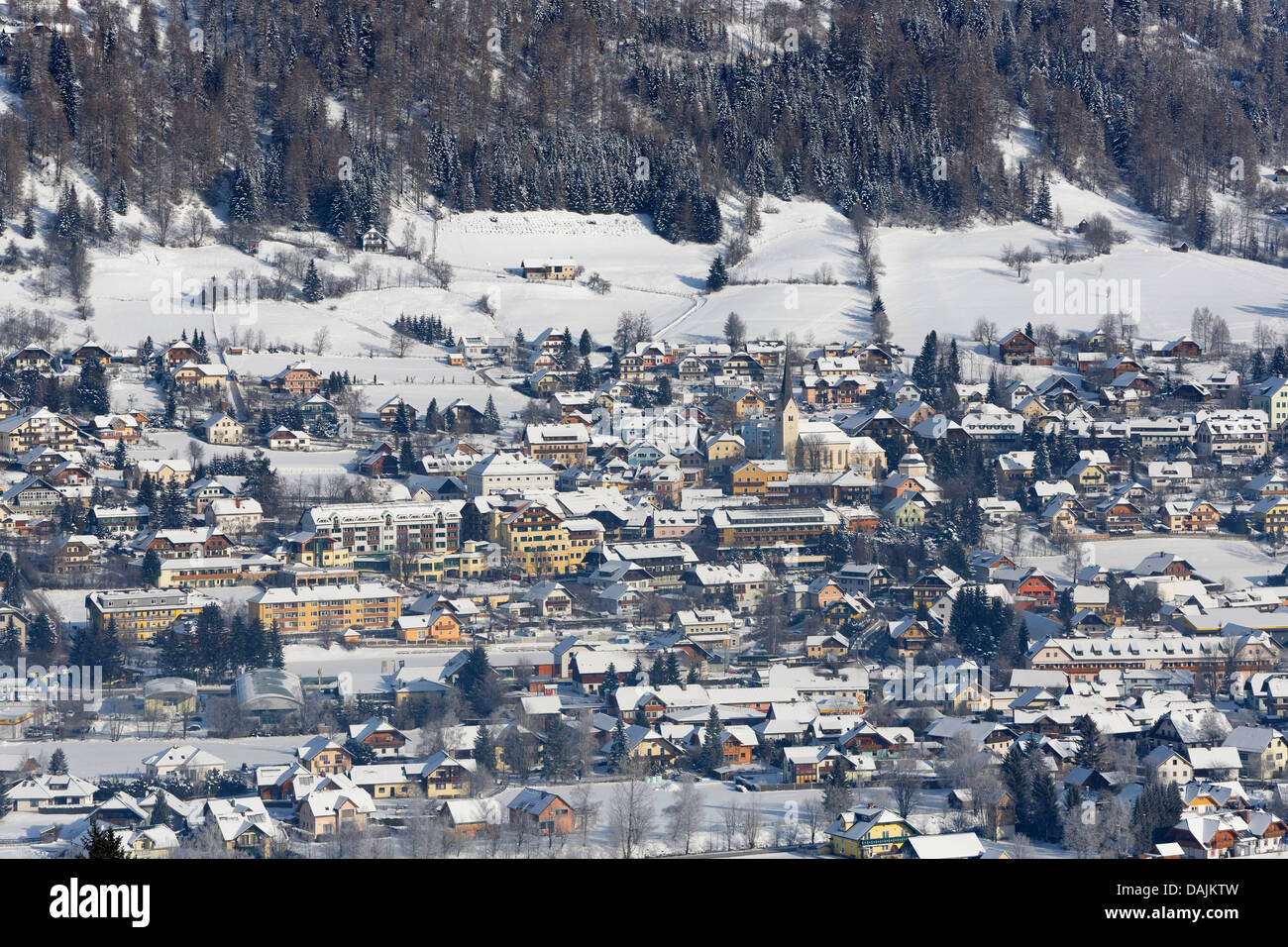 Austria, Salzburgo, Vista de Sankt Michael im Lungau Foto de stock