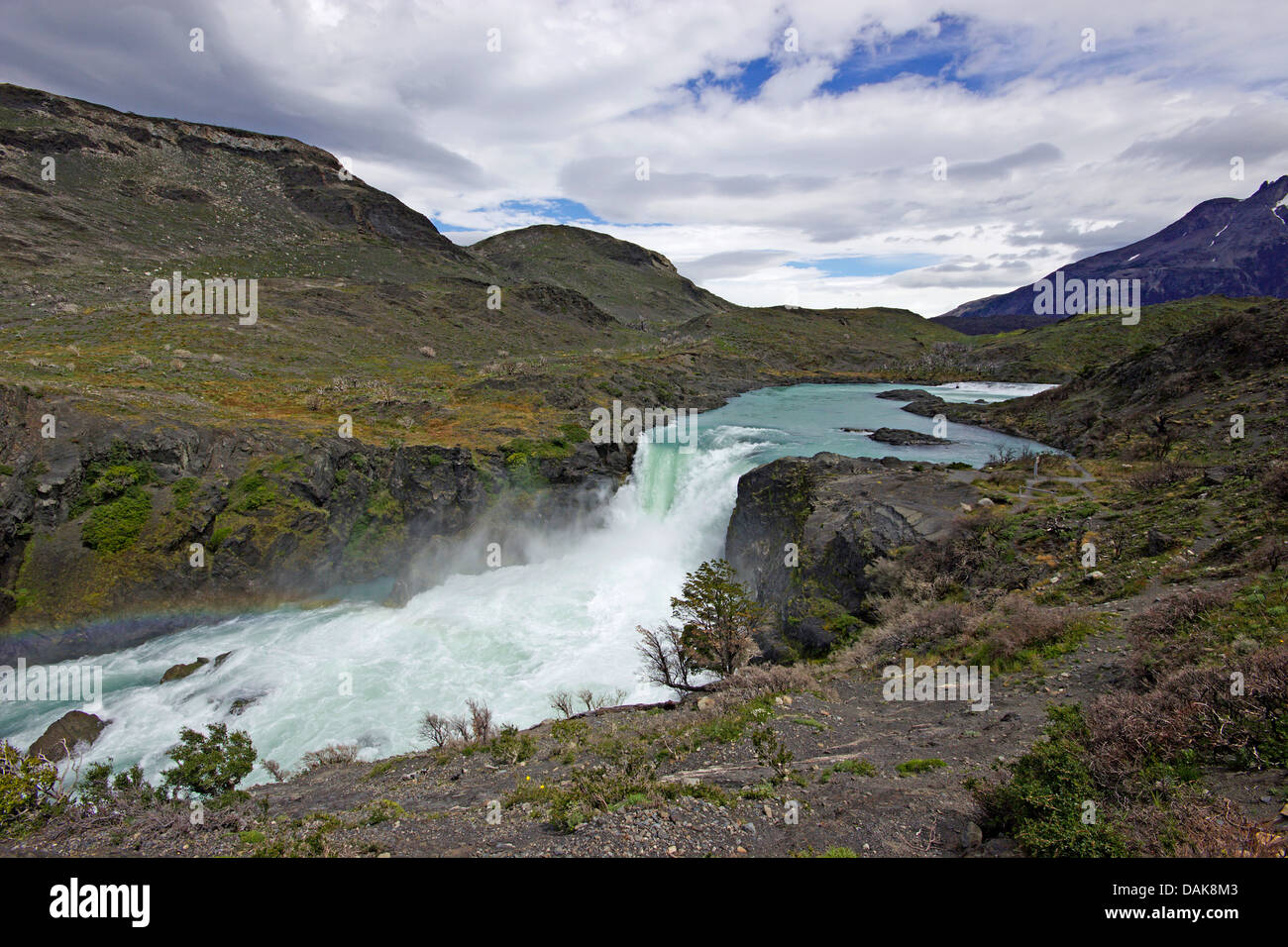 , Chile, Patagonia, Parque Nacional Torres del Paine Foto de stock