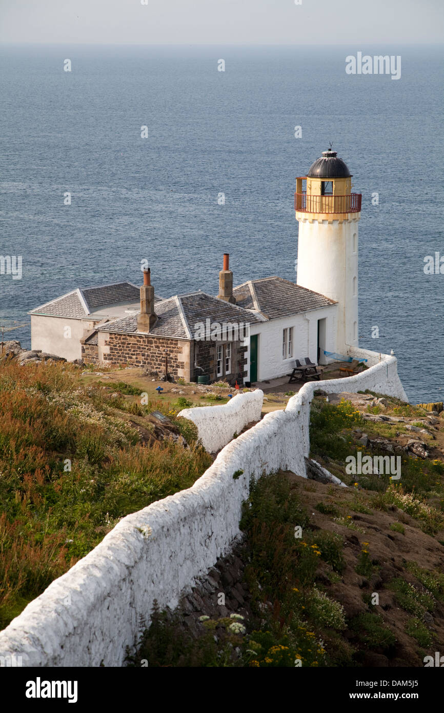 La luz baja, Isla de Mayo, Escocia Foto de stock