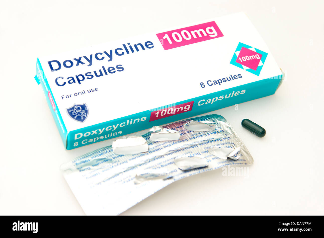 doxiciclina capsulas bp 100 mg