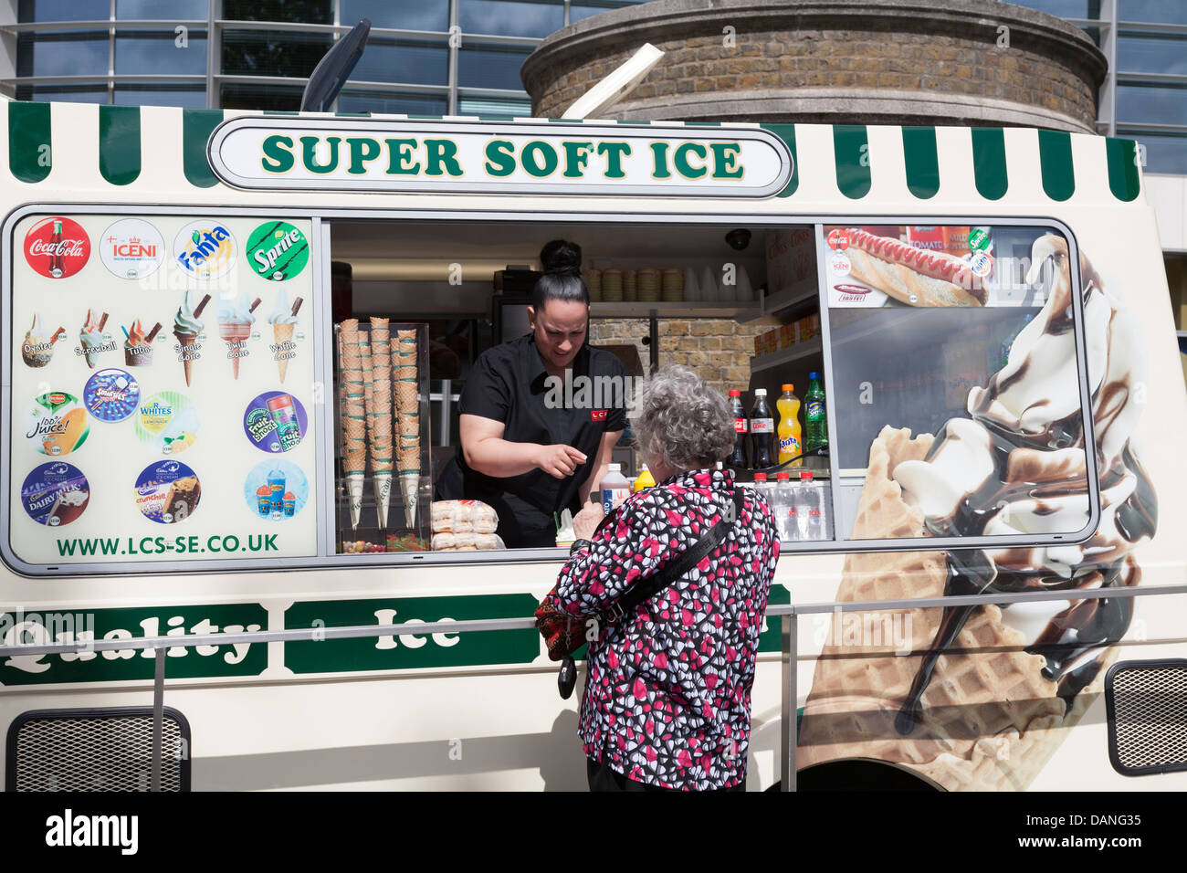 Super Soft Ice, Londres, Reino Unido. Foto de stock