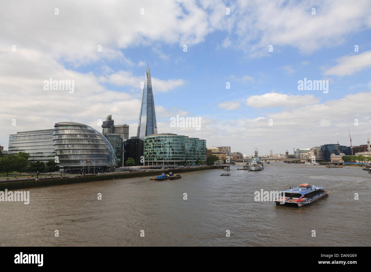El Shard por Renzo Piano, Londres, Reino Unido. Foto de stock