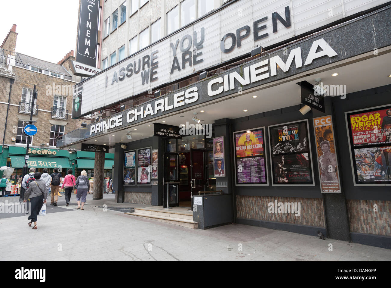 El cine Prince Charles, Londres, Reino Unido. Foto de stock