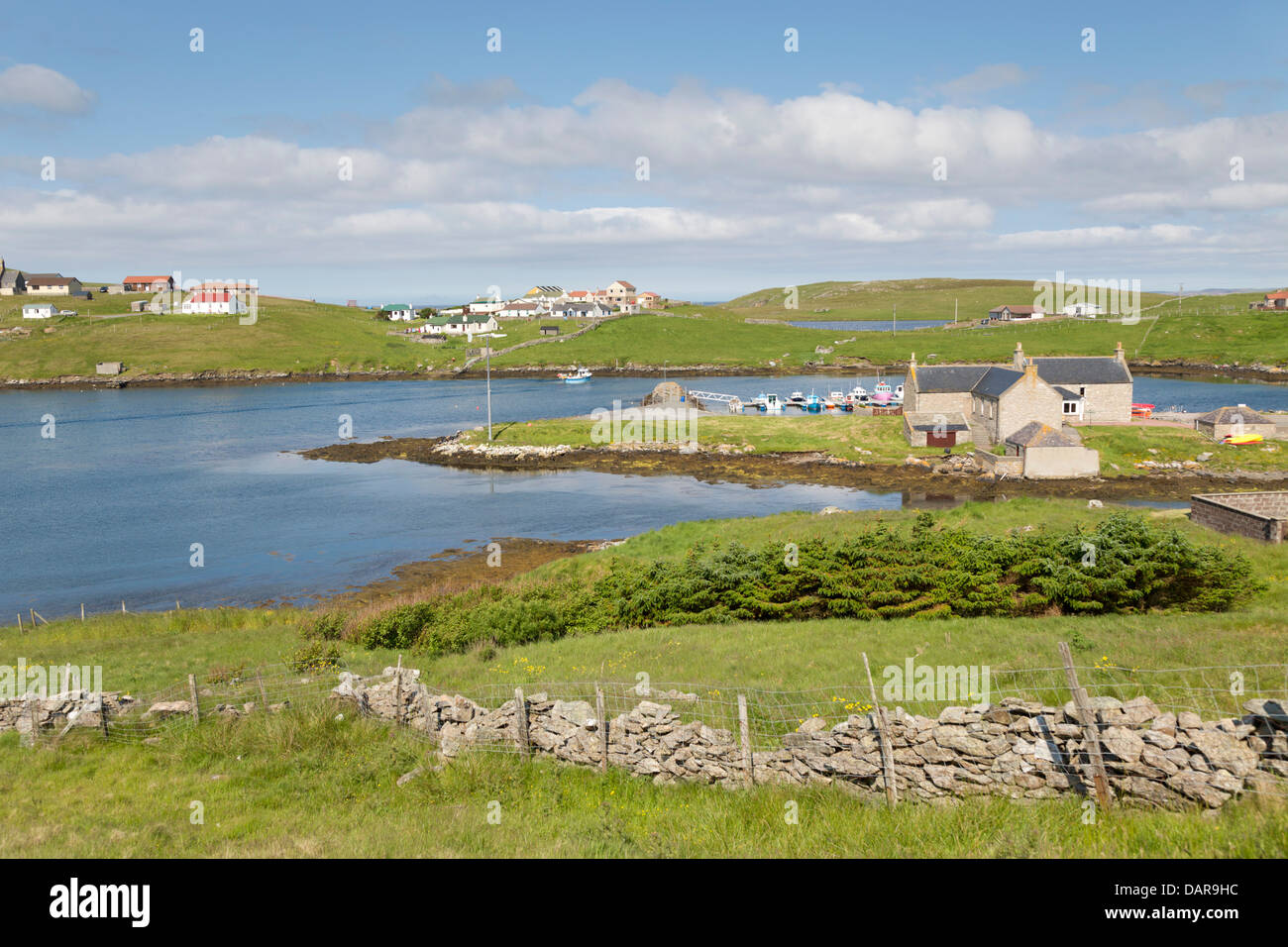 Burra; Shetland; Escocia; UK Foto de stock